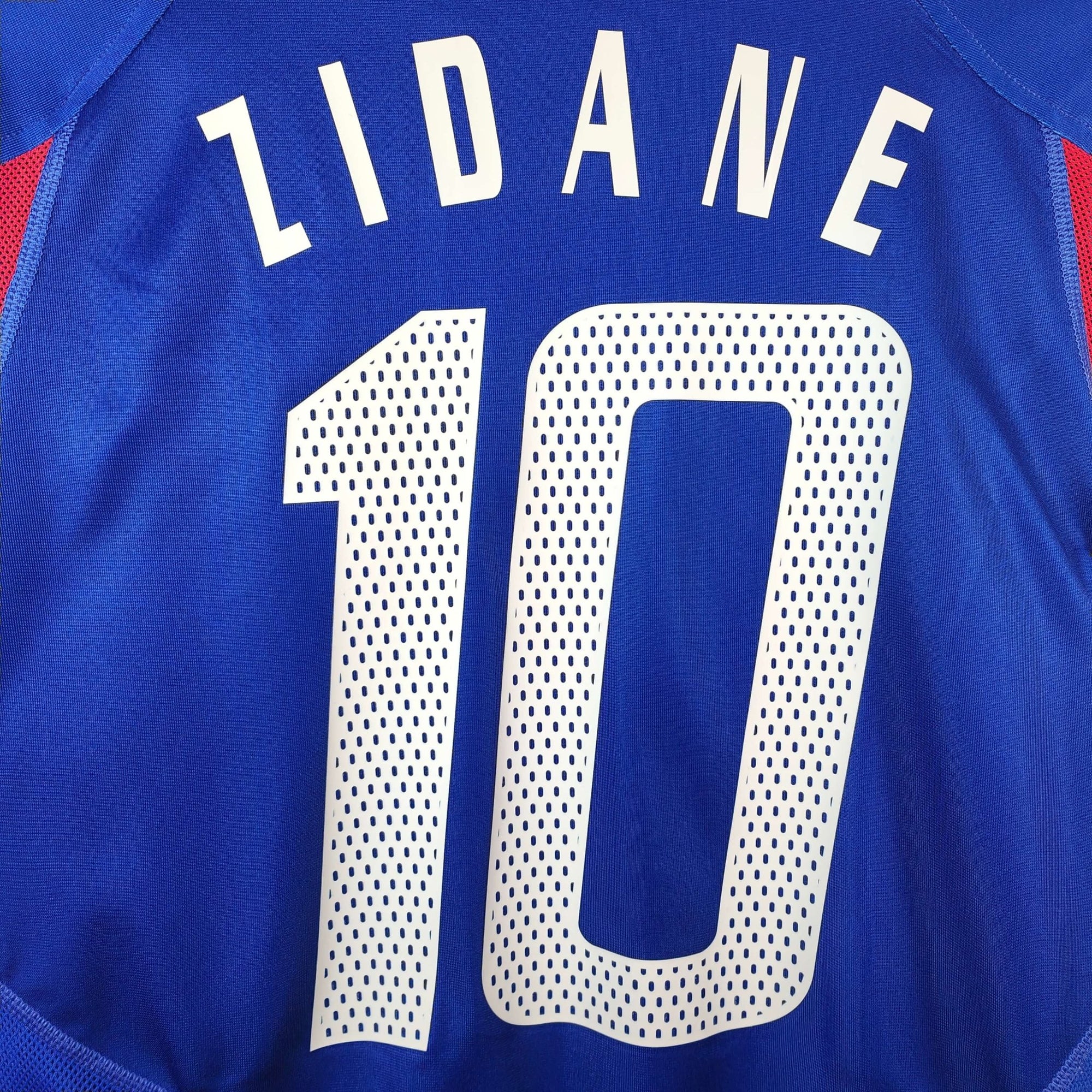 2004 - 06 France Player Version Home Shirt Zidane 10 - 8.5/10 - (M) - Eternal Pitch