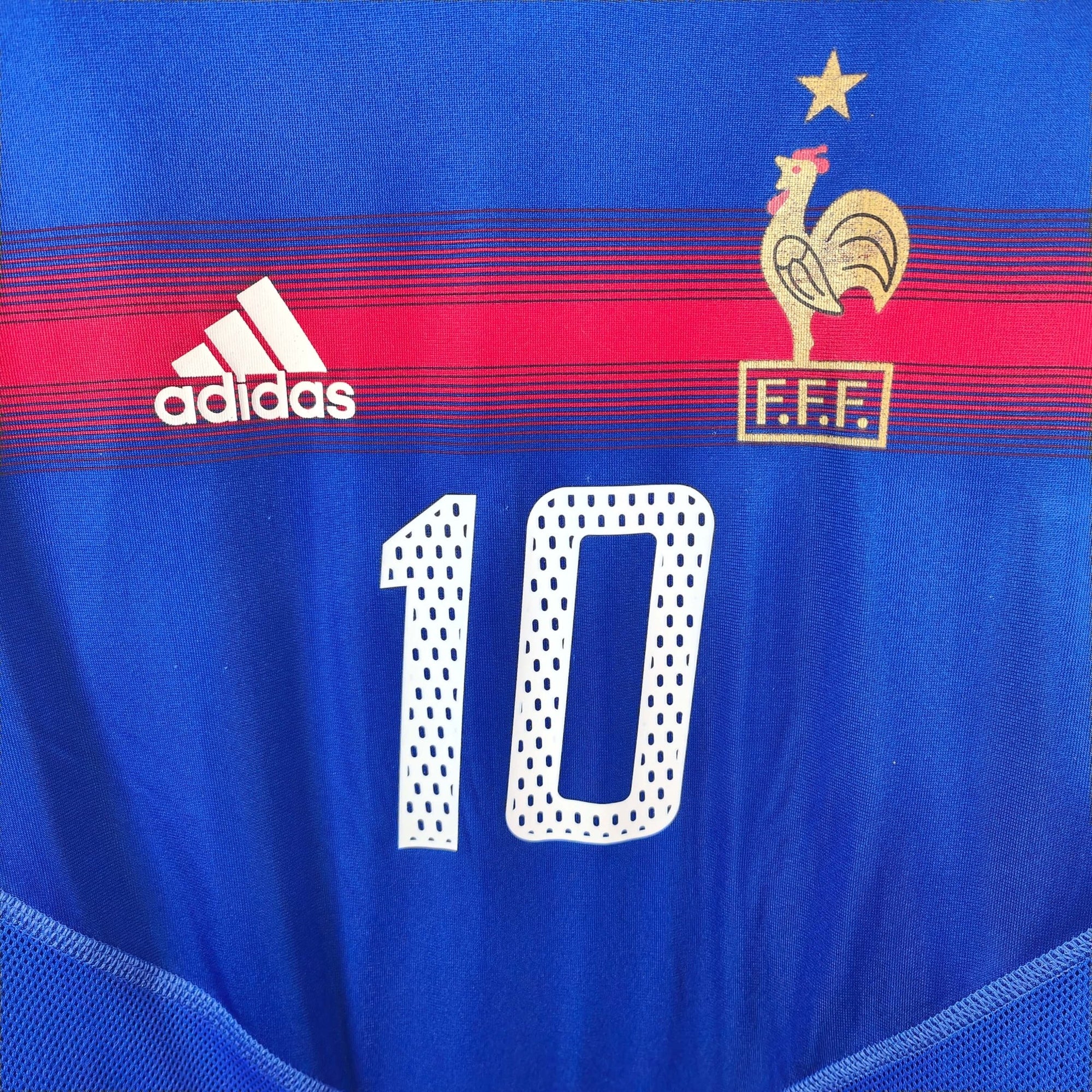 2004 - 06 France Player Version Home Shirt Zidane 10 - 8.5/10 - (M) - Eternal Pitch