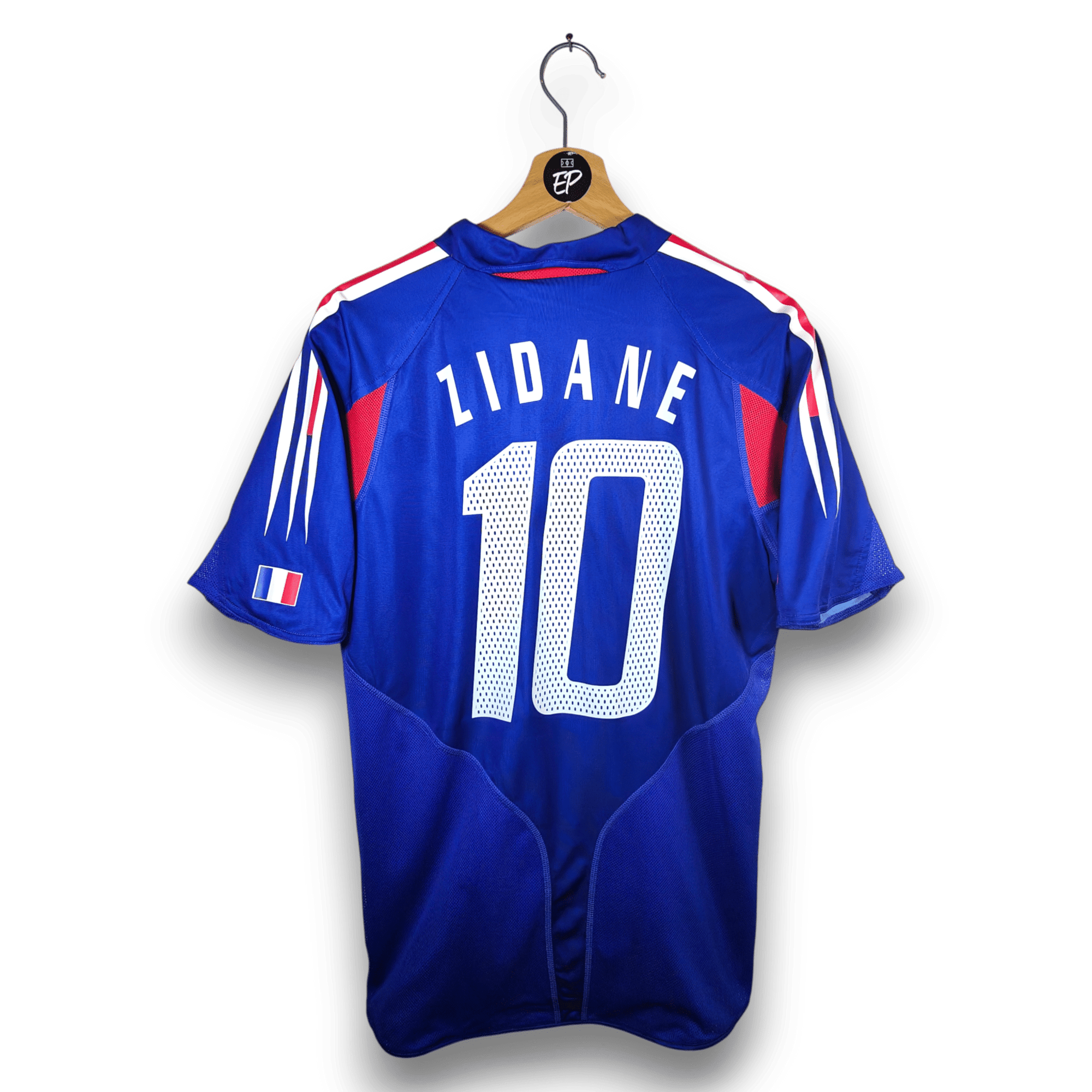 2004 - 06 France Player Version Home Shirt Zidane 10 - 8.5/10 - (M) - Eternal Pitch