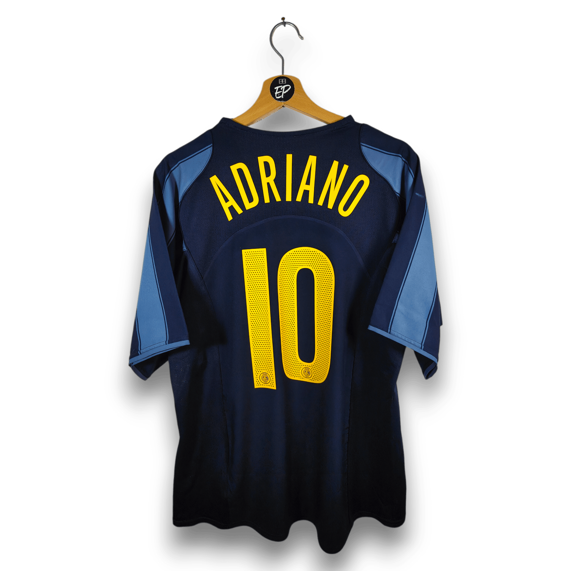インテル・ミラノ ユニフォーム04/05 3rd NIKE ADRIANO 10 2004/05 ADRIANO #10 Inter Milan Vintage Nike Home Football