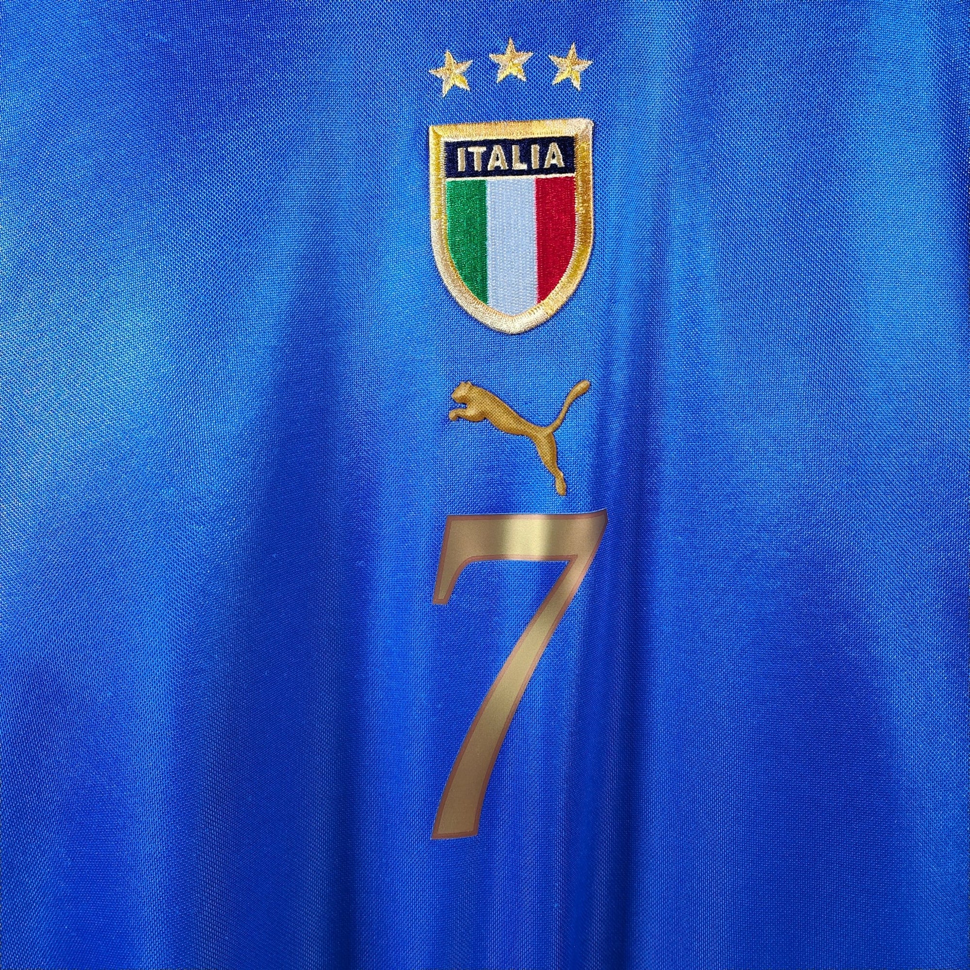 2004 - 06 Italy Home Shirt Del Piero 7 (L) - Eternal Pitch