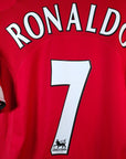 2004 - 06 Manchester United Home Shirt Ronaldo 7 (L) - Eternal Pitch