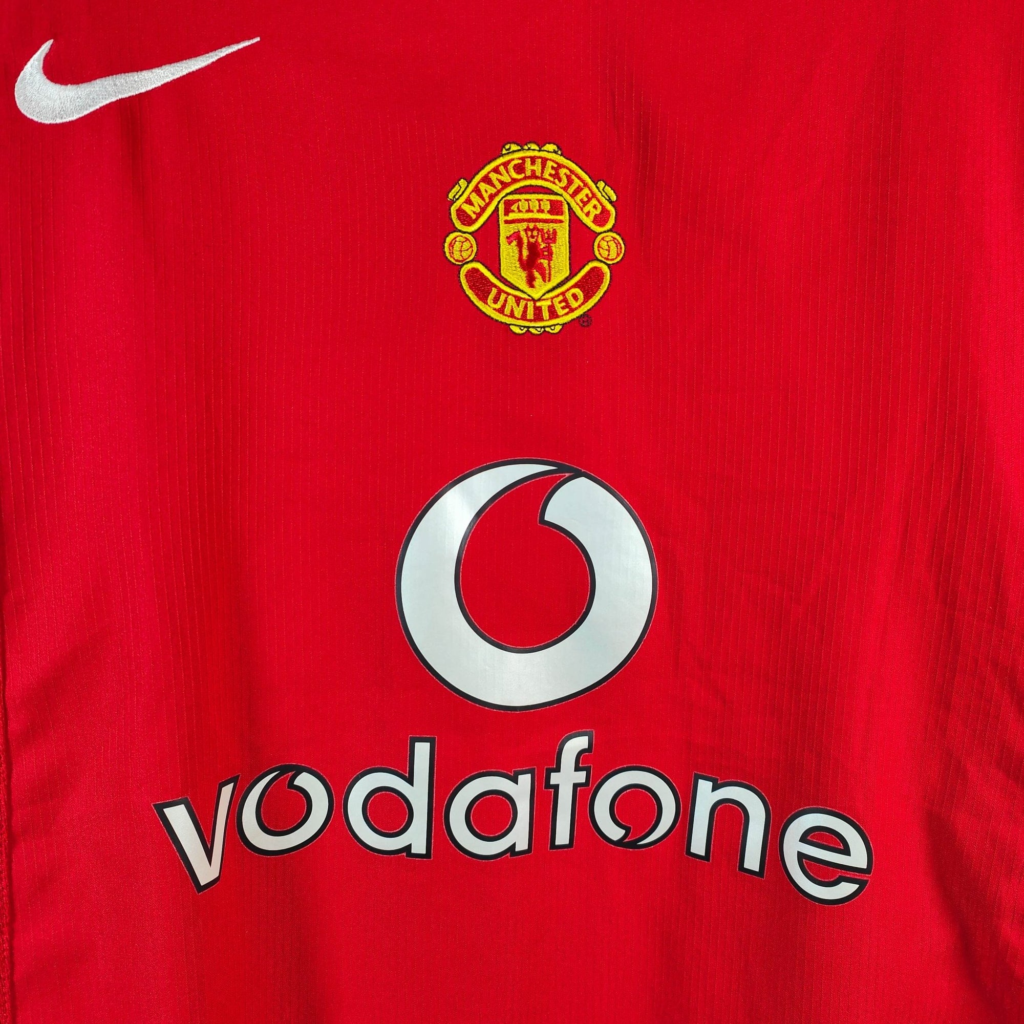 2004 - 06 Manchester United Home Shirt Scholes 18 - 8.5/10 - (M) - Eternal Pitch