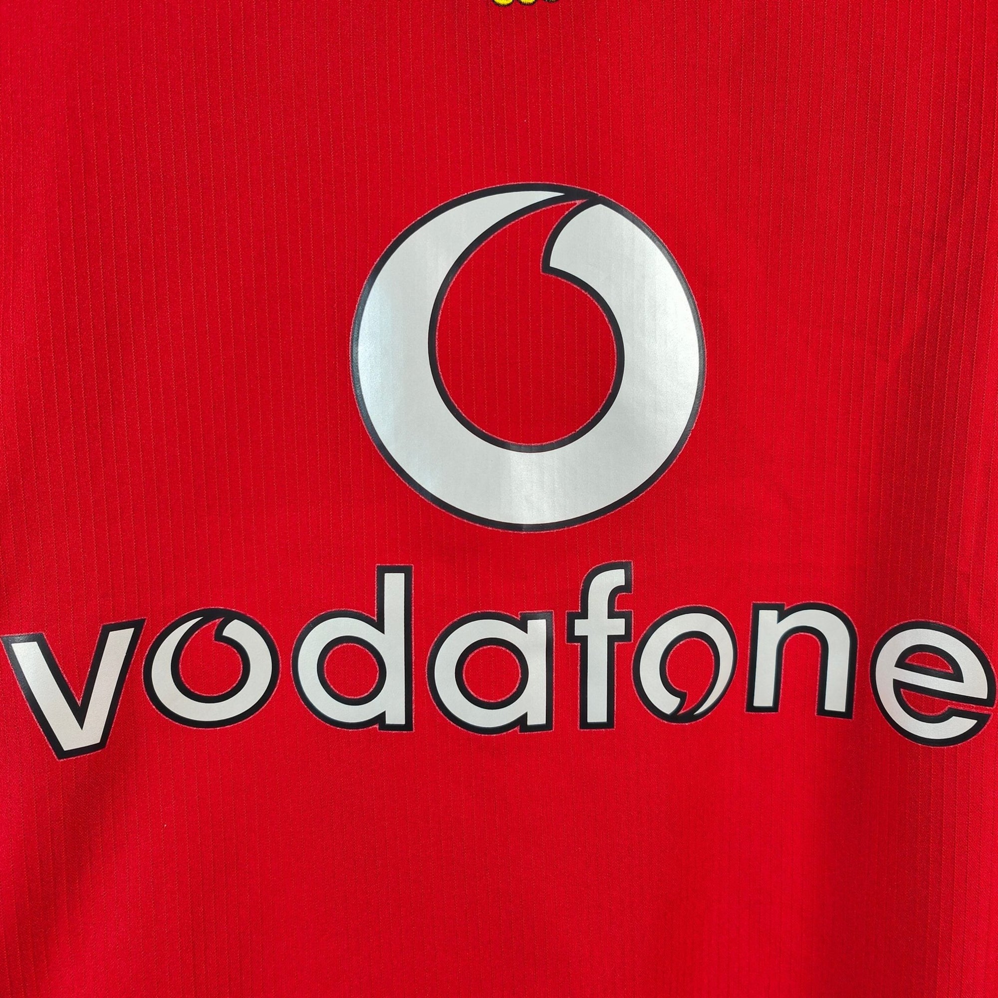 2004 - 06 Manchester United Home Shirt Scholes 18 - 8.5/10 - (M) - Eternal Pitch