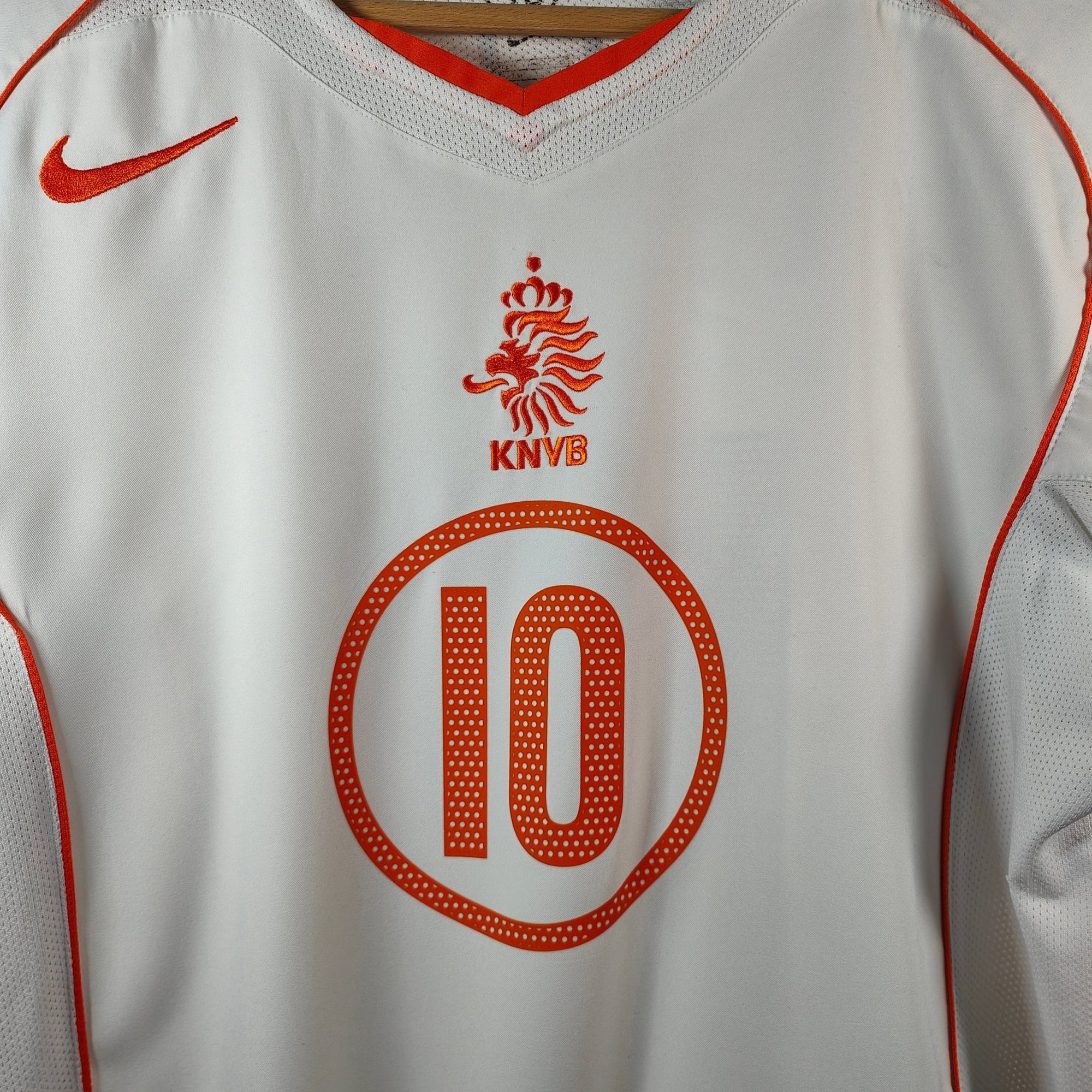 2004 - 06 Netherlands away Shirt van Nistelrooy 10 - 9/10 - (M) - Eternal Pitch
