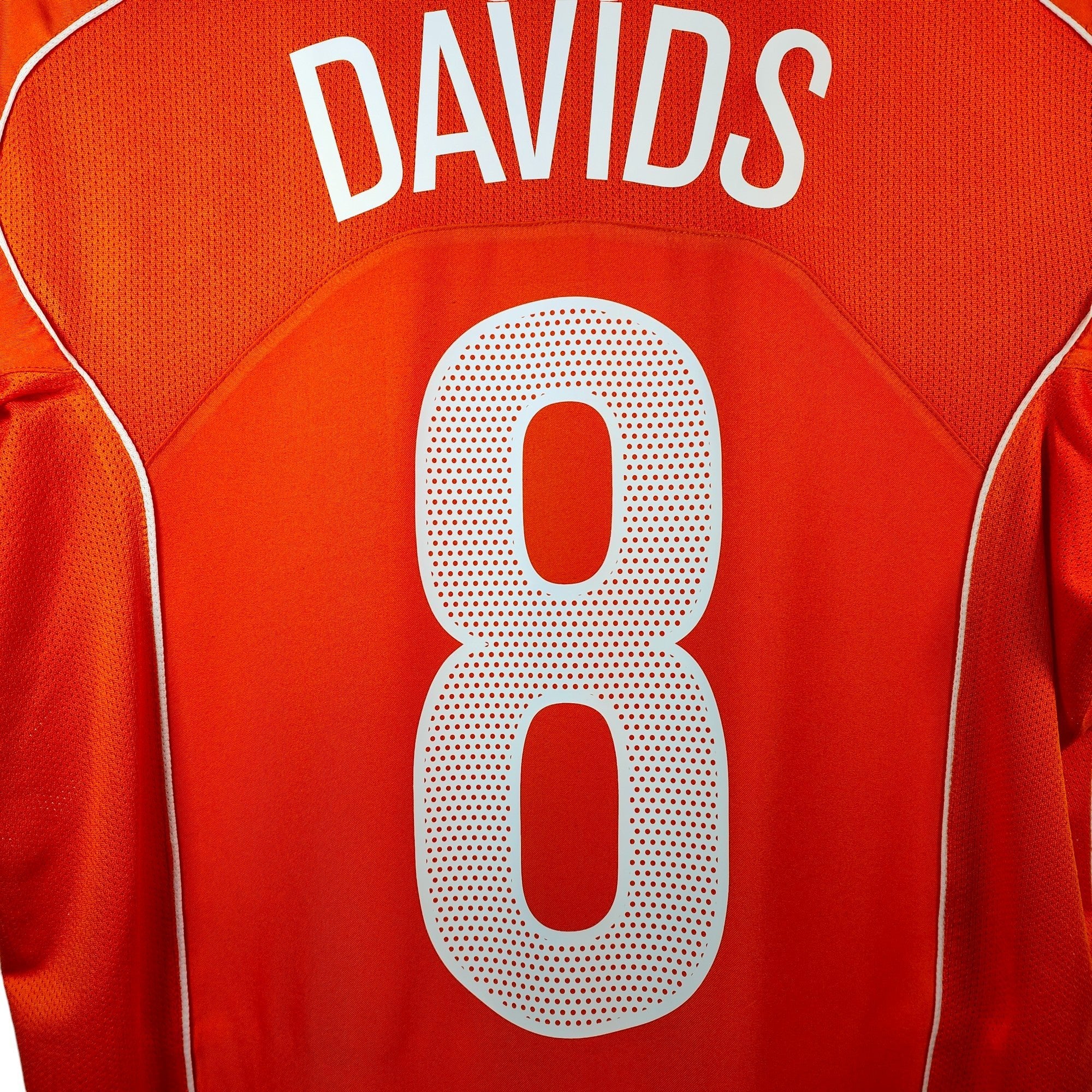 2004 - 06 Netherlands Home Shirt Davids 8 - 8/10 - (M) - Eternal Pitch