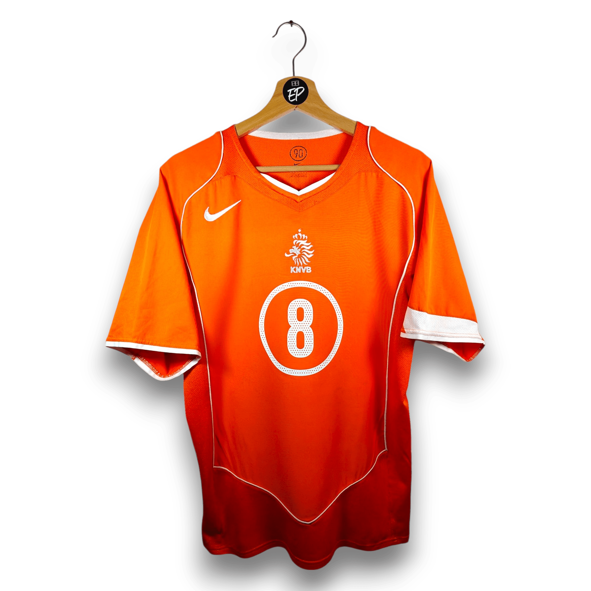 2004 - 06 Netherlands Home Shirt Davids 8 - 8/10 - (M) - Eternal Pitch
