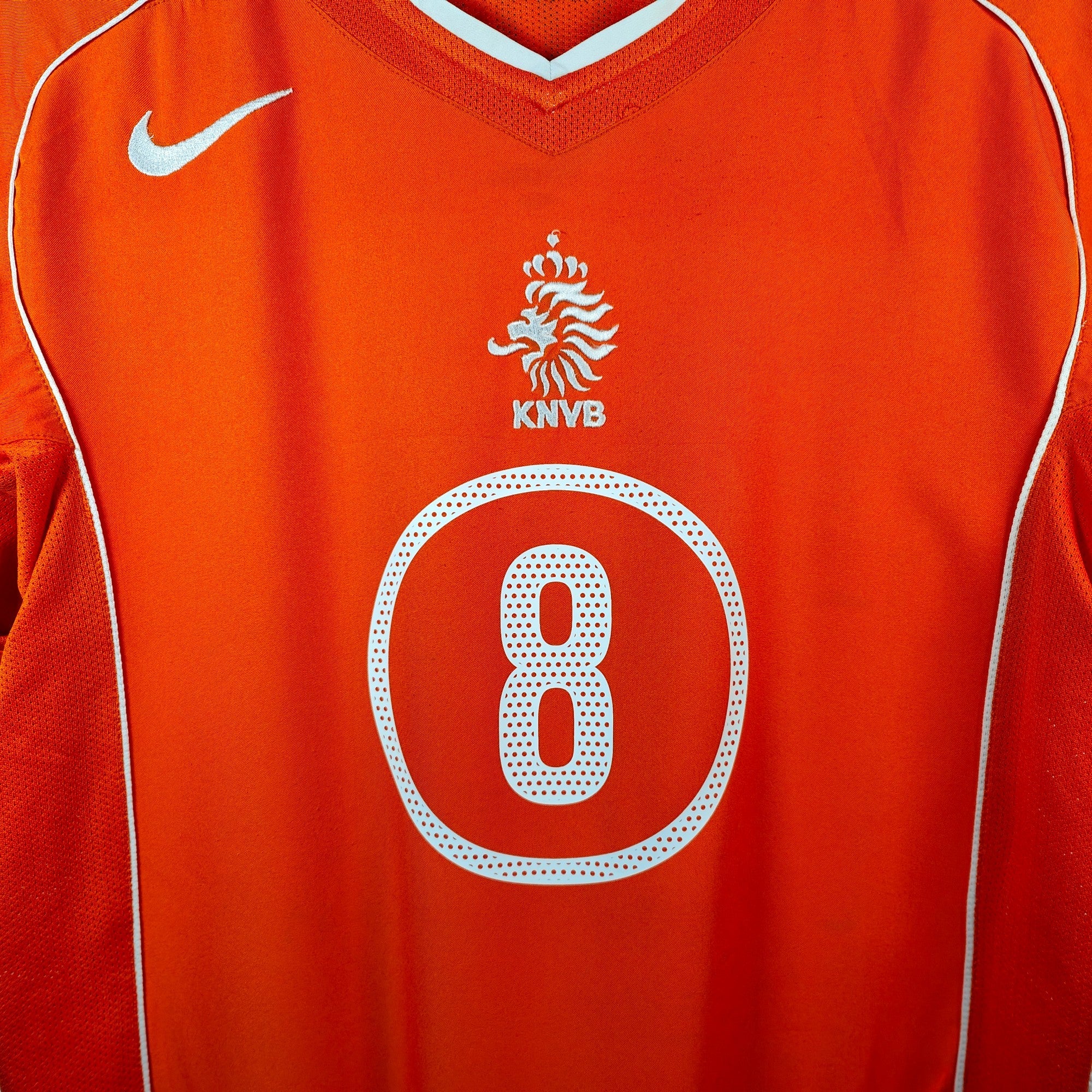 2004 - 06 Netherlands Home Shirt Davids 8 - 8/10 - (M) - Eternal Pitch