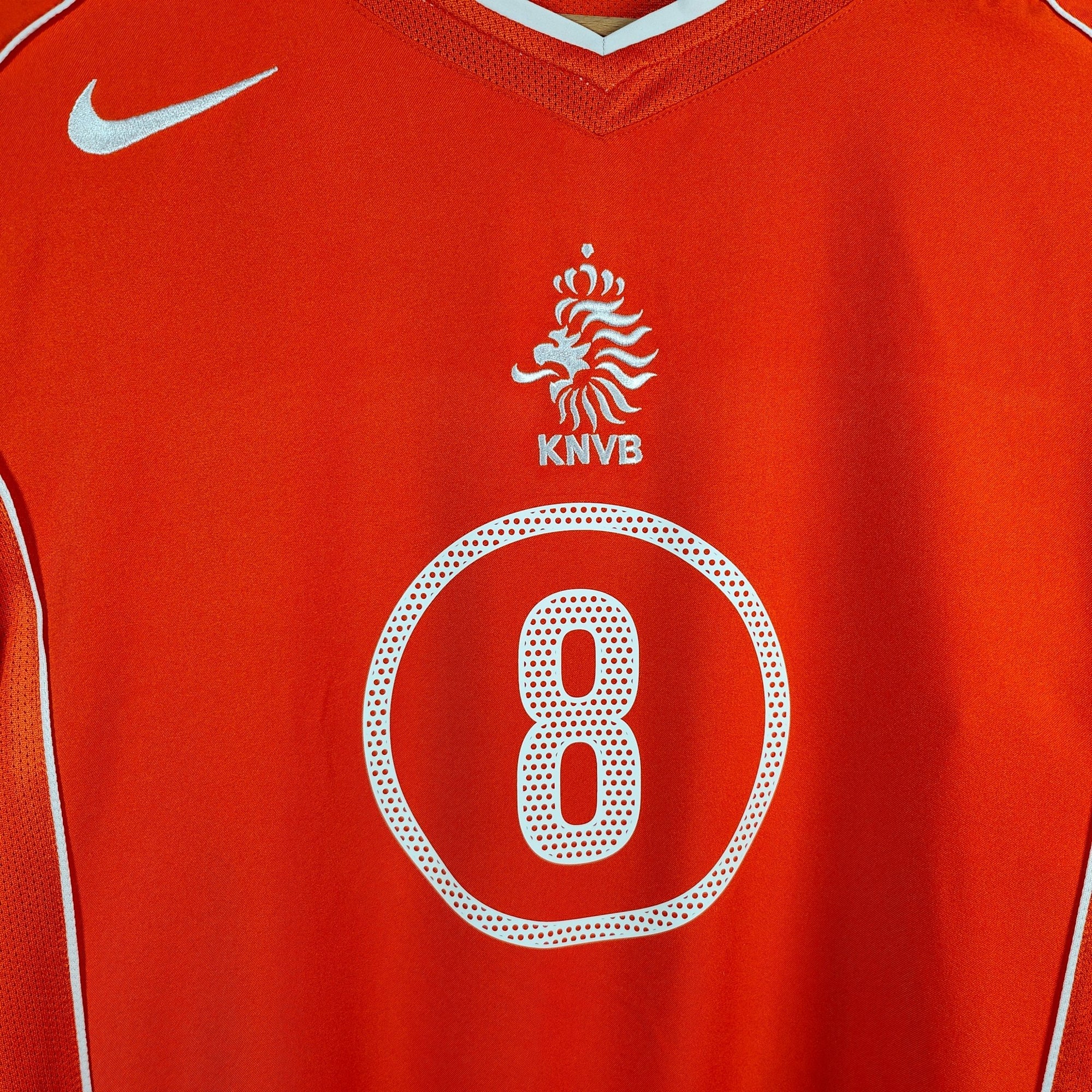 2004 - 06 Netherlands Home Shirt Davids 8 - 8.5/10 - (M) - Eternal Pitch
