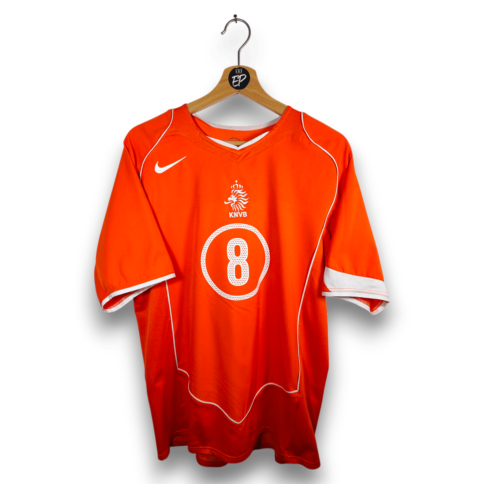 2004 - 06 Netherlands Home Shirt Davids 8 - 8.5/10 - (M) - Eternal Pitch