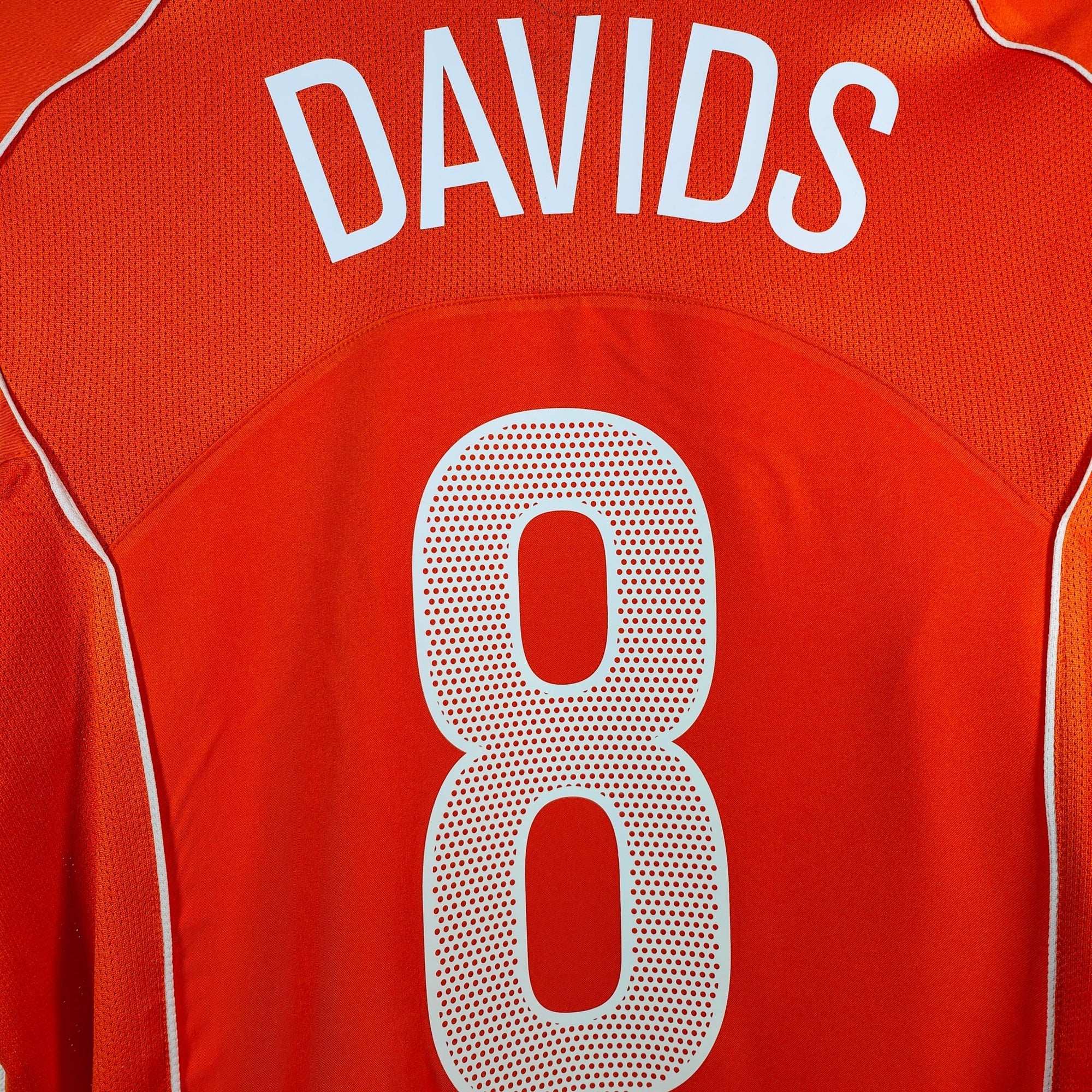 2004 - 06 Netherlands Home Shirt Davids 8 - 8.5/10 - (M) - Eternal Pitch