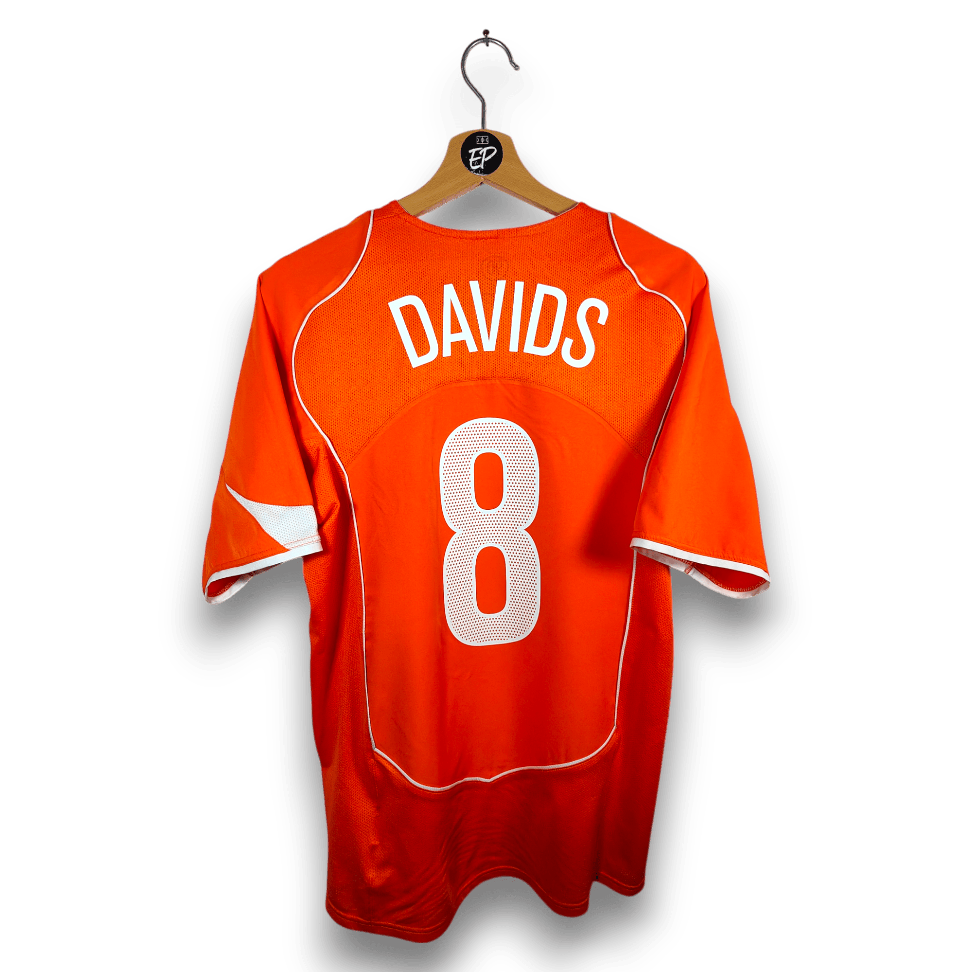 2004 - 06 Netherlands Home Shirt Davids 8 - 8.5/10 - (M) - Eternal Pitch
