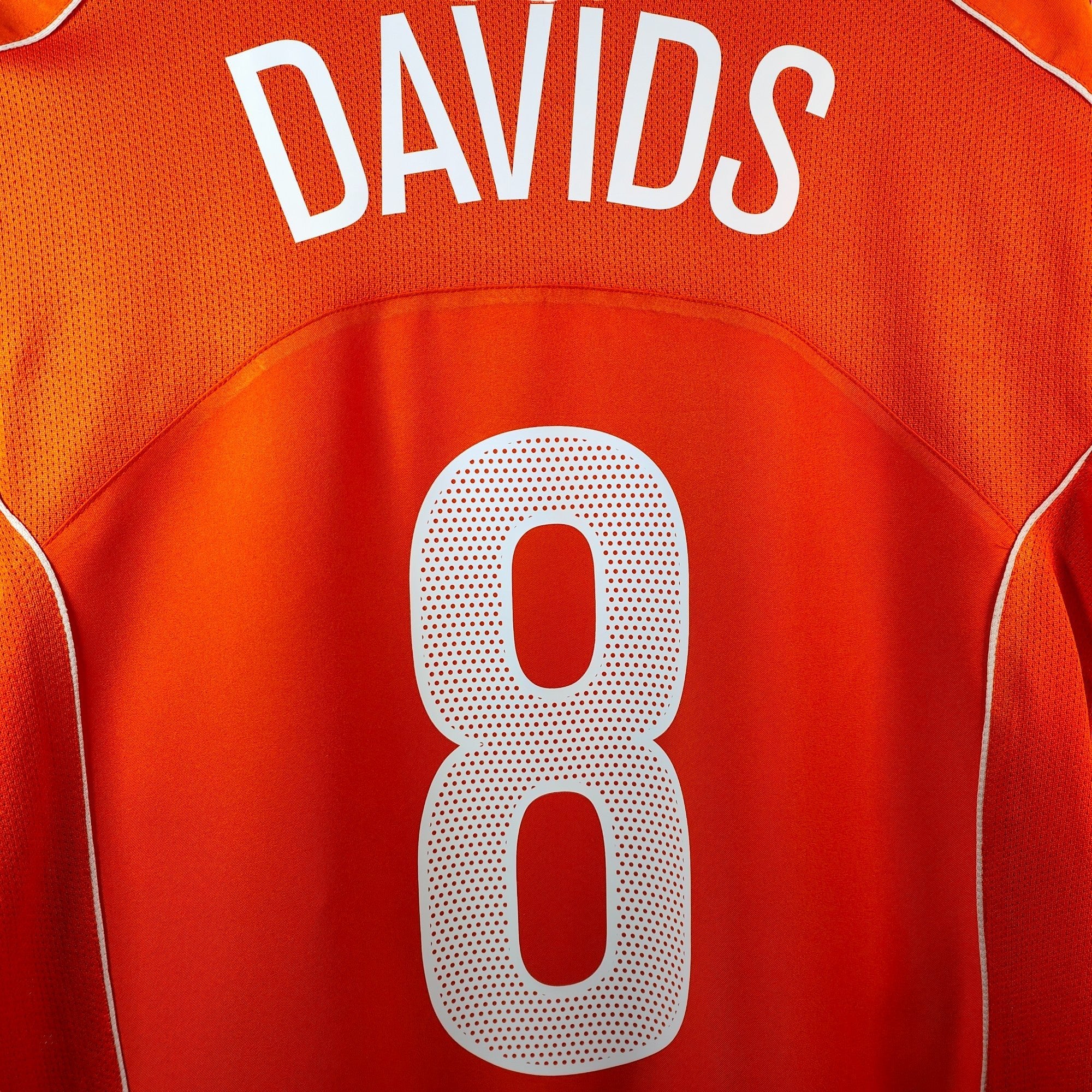 2004 - 06 Netherlands Home Shirt Davids 8 - 8.5/10 - (XL) - Eternal Pitch
