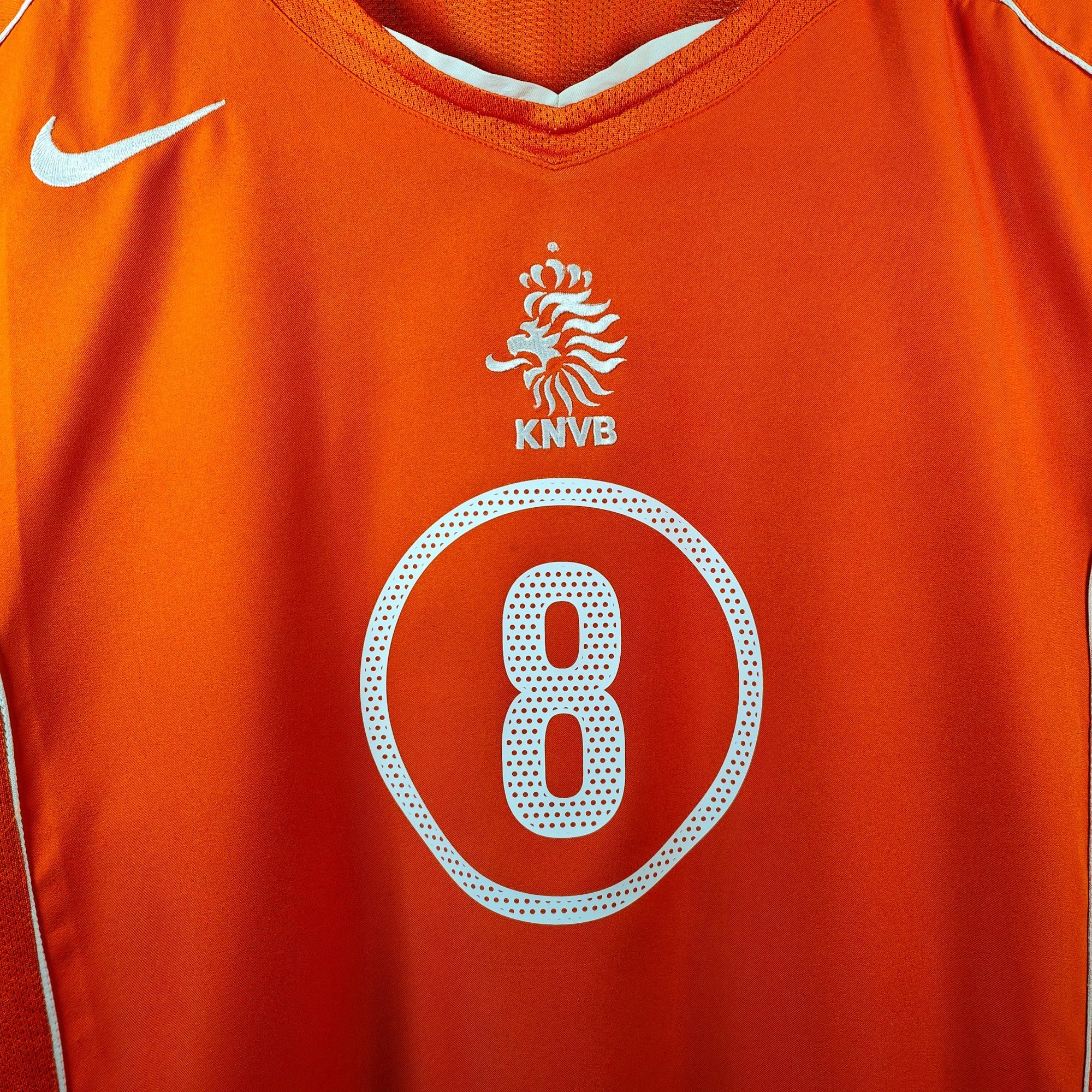 2004 - 06 Netherlands Home Shirt Davids 8 - 8.5/10 - (XL) - Eternal Pitch