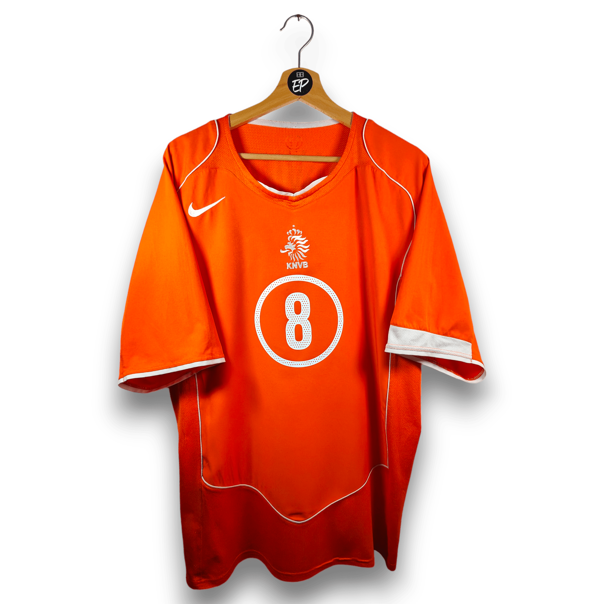 2004 - 06 Netherlands Home Shirt Davids 8 - 8.5/10 - (XL) - Eternal Pitch