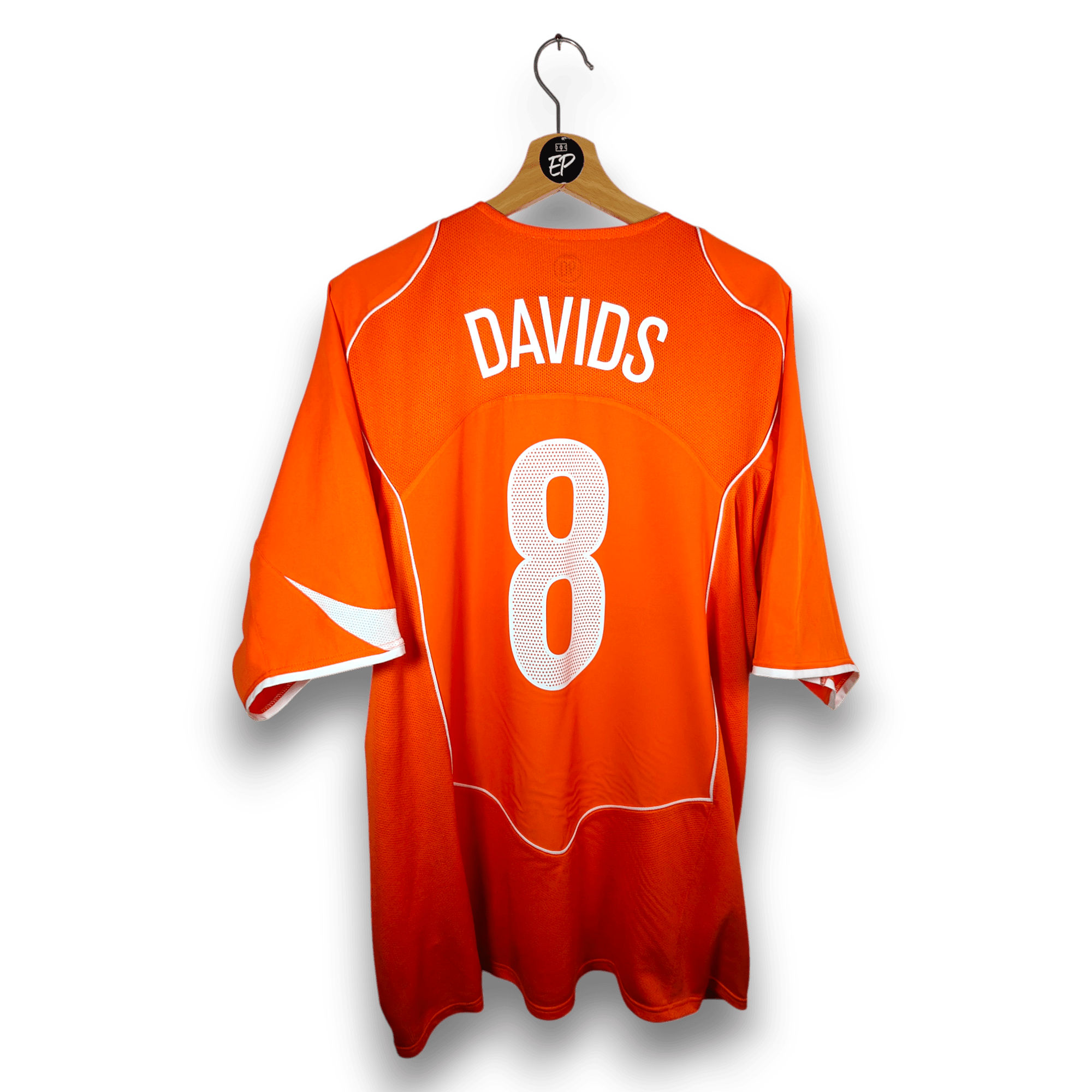 2004 - 06 Netherlands Home Shirt Davids 8 - 8.5/10 - (XXL) - Eternal Pitch