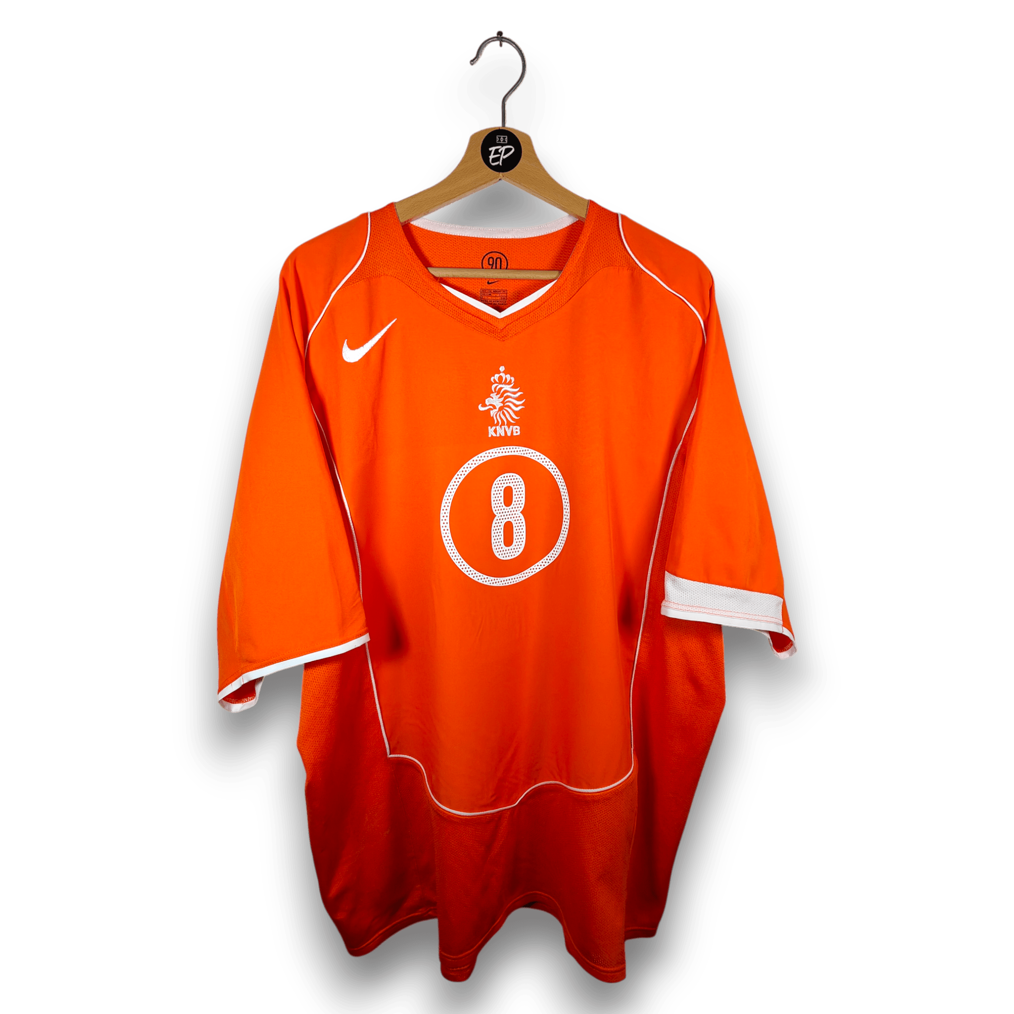 2004 - 06 Netherlands Home Shirt Davids 8 - 8.5/10 - (XXL) - Eternal Pitch