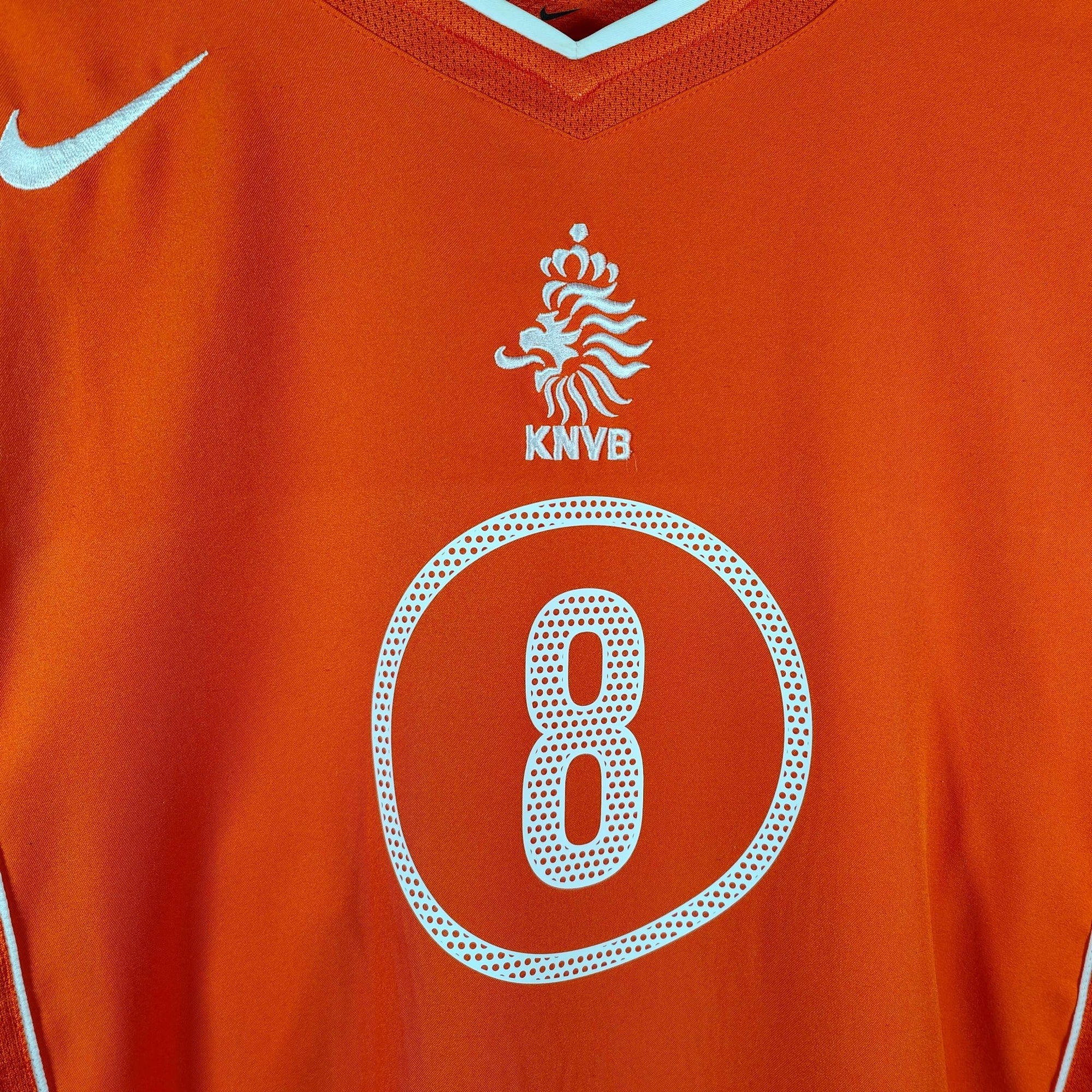 2004 - 06 Netherlands Home Shirt Davids 8 - 8.5/10 - (XXL) - Eternal Pitch