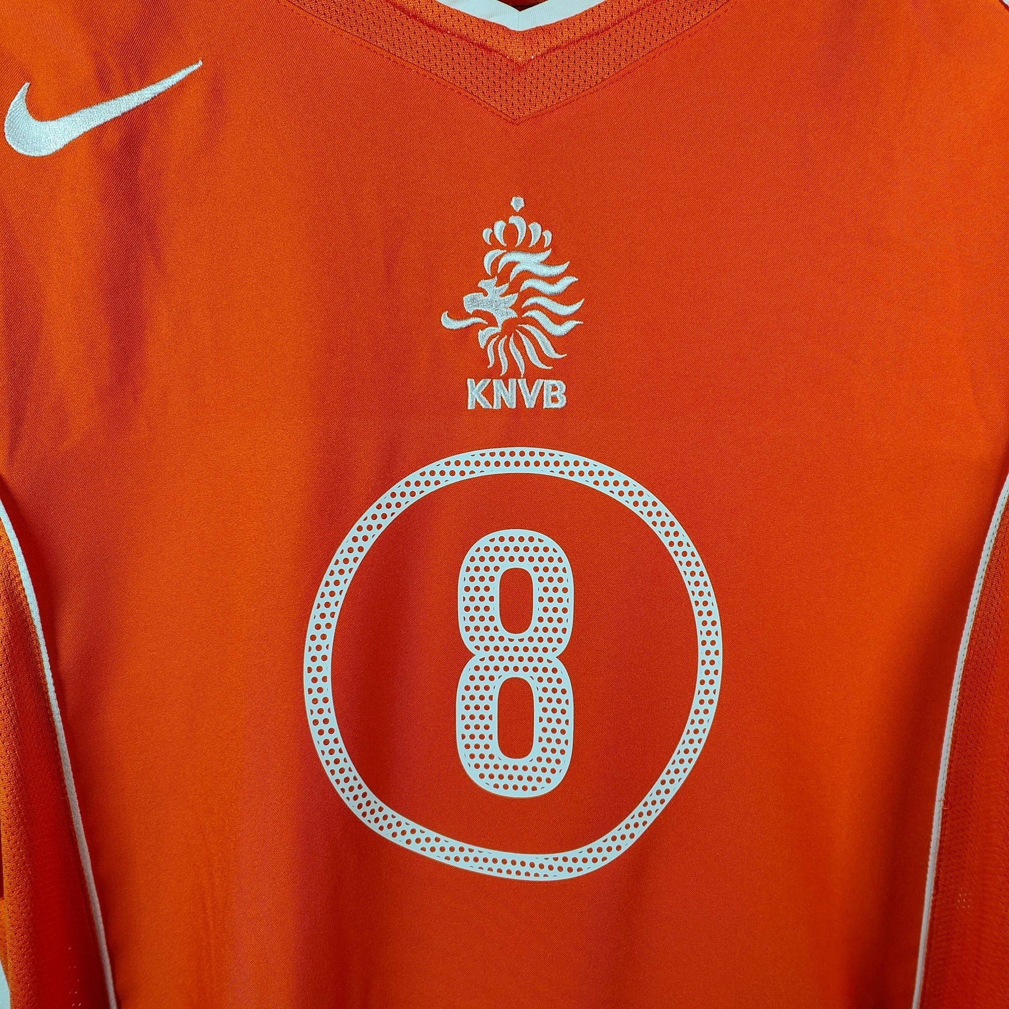 2004 - 06 Netherlands Home Shirt Davids 8 - 9.5/10 - (M) - Eternal Pitch