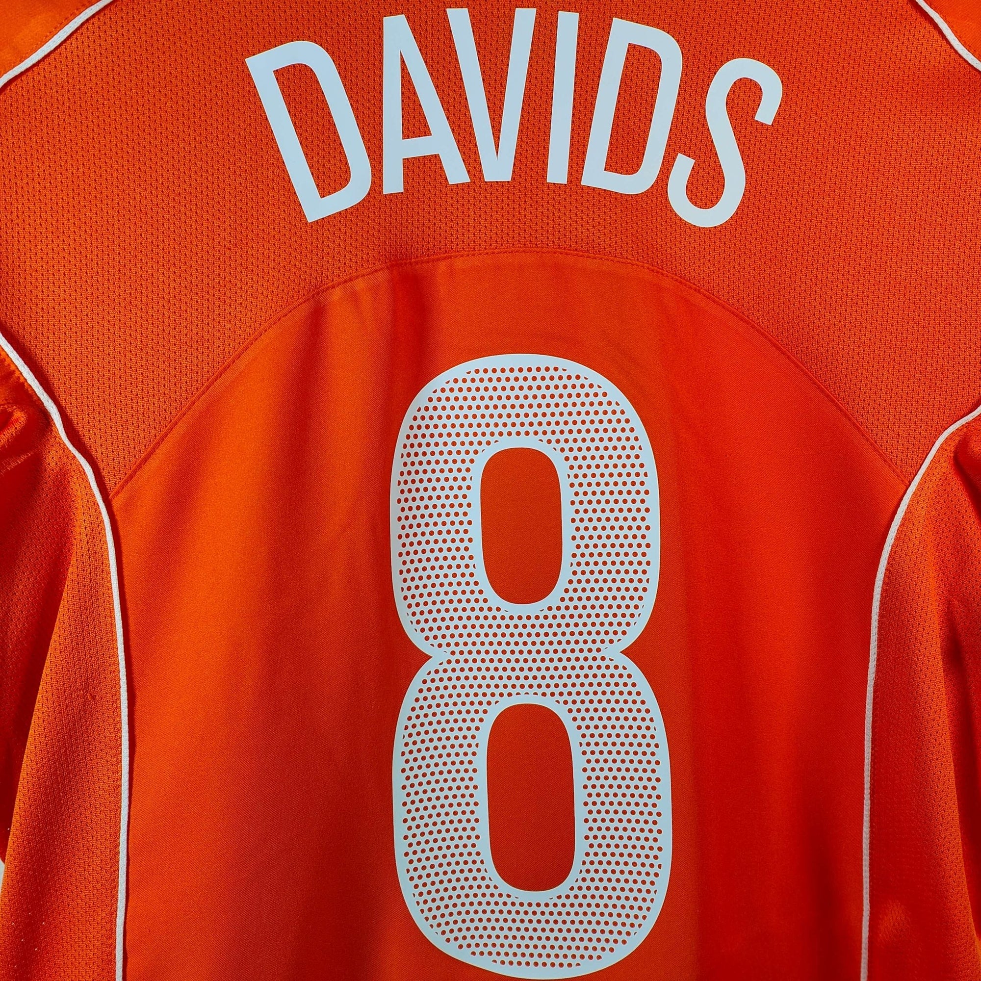 2004 - 06 Netherlands Home Shirt Davids 8 - 9.5/10 - (M) - Eternal Pitch