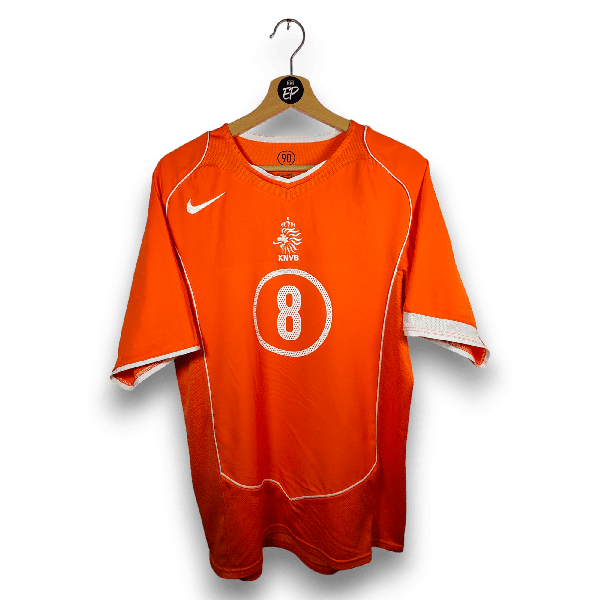 2004 - 06 Netherlands Home Shirt Davids 8 - 9.5/10 - (M) - Eternal Pitch