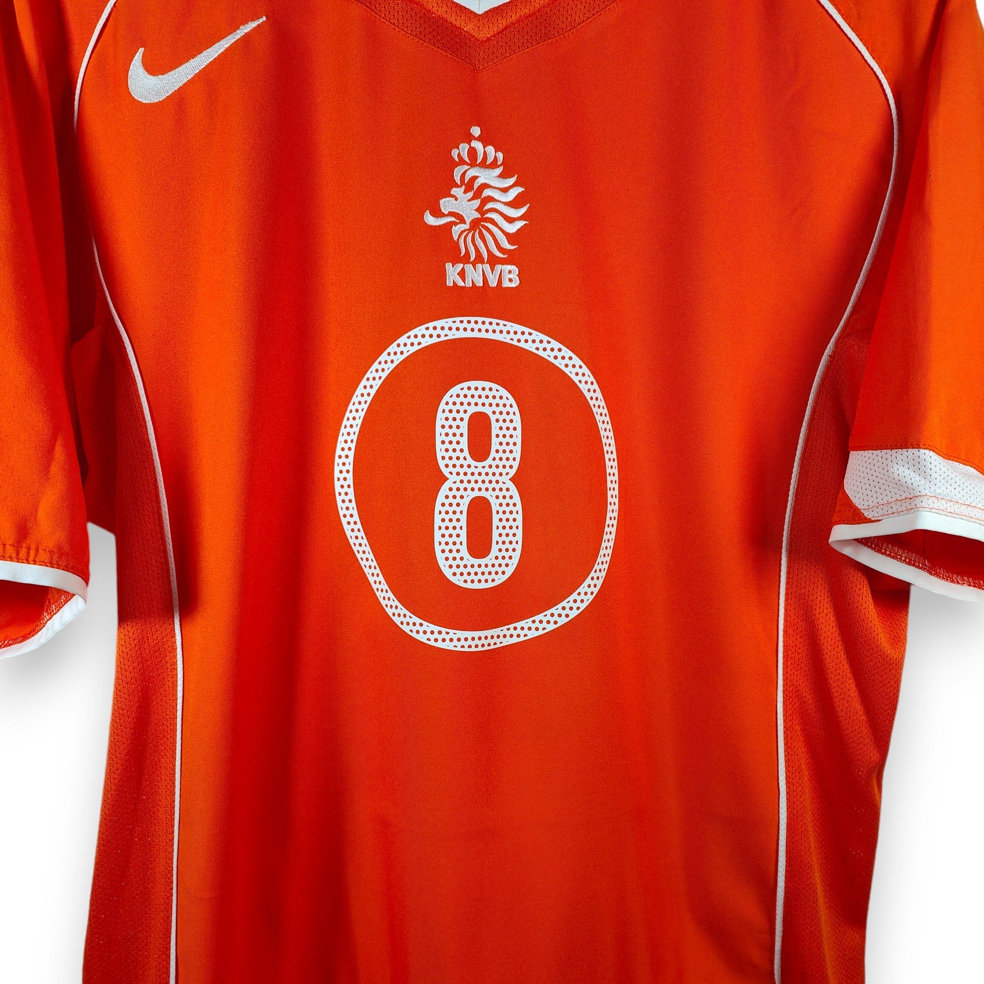 2004 - 06 Netherlands Home Shirt Davids 8 (M) - Eternal Pitch