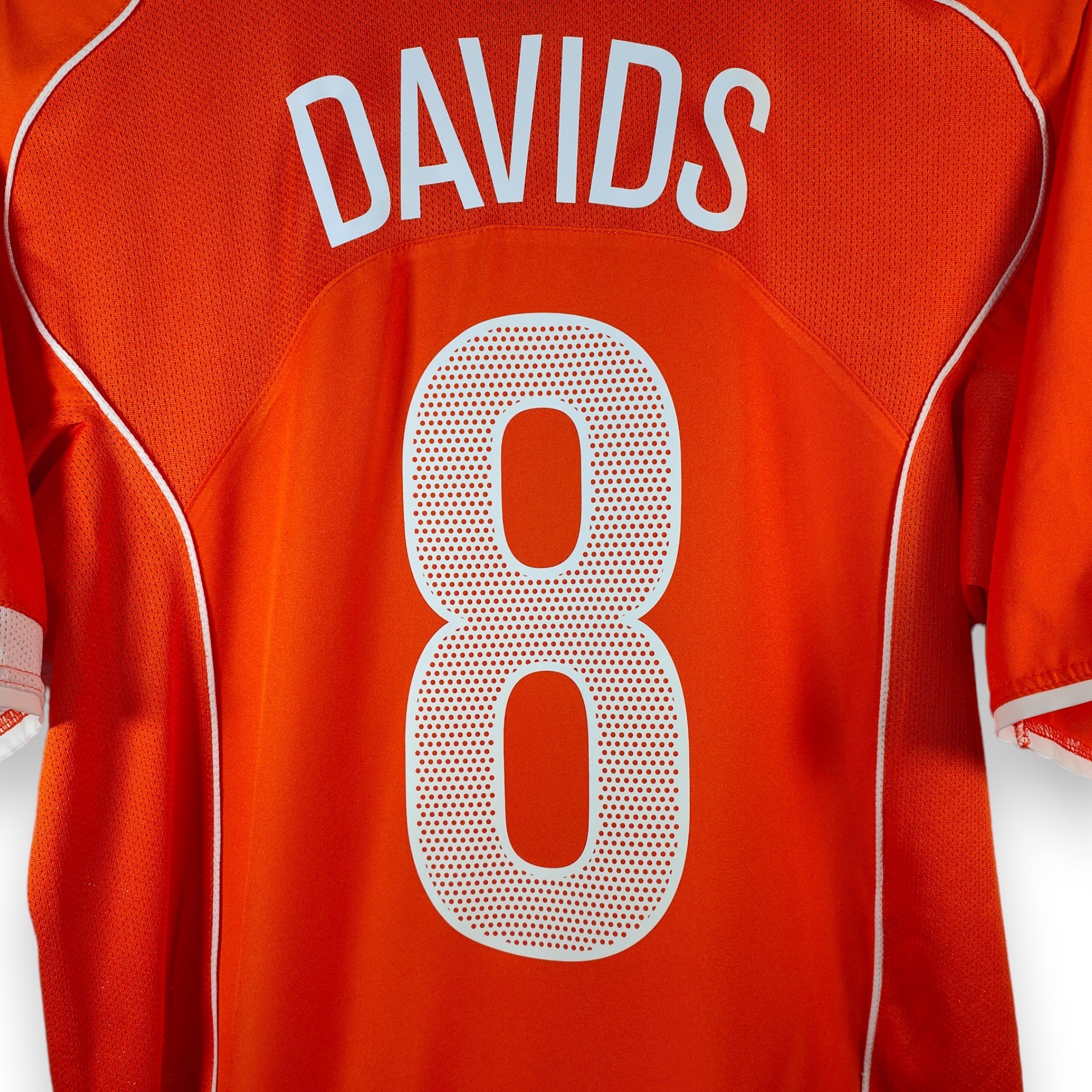 2004 - 06 Netherlands Home Shirt Davids 8 (M) - Eternal Pitch