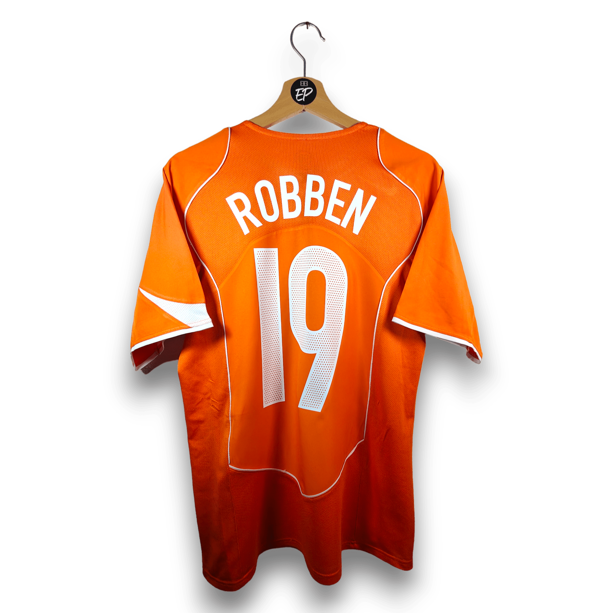 2004 - 06 Netherlands Home Shirt Robben 19 - 8.5/10 - (S) - Eternal Pitch