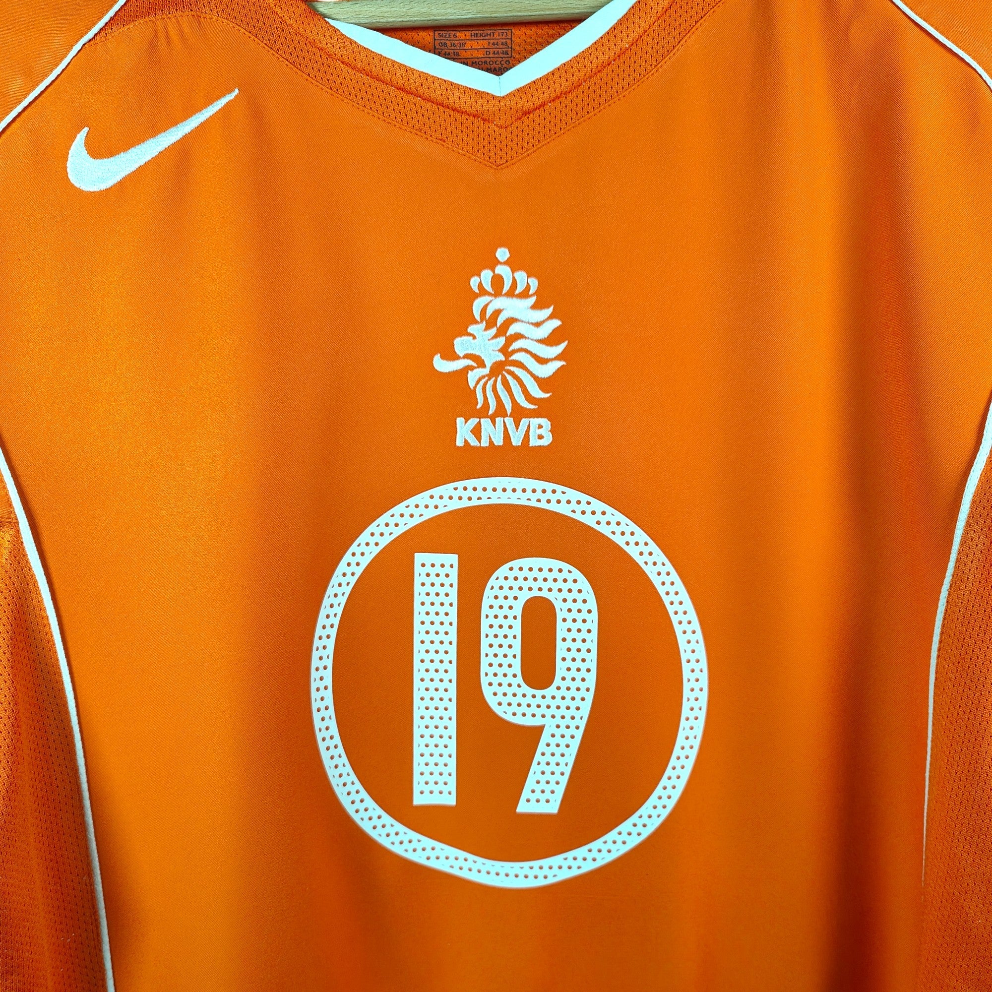 2004 - 06 Netherlands Home Shirt Robben 19 - 8.5/10 - (S) - Eternal Pitch