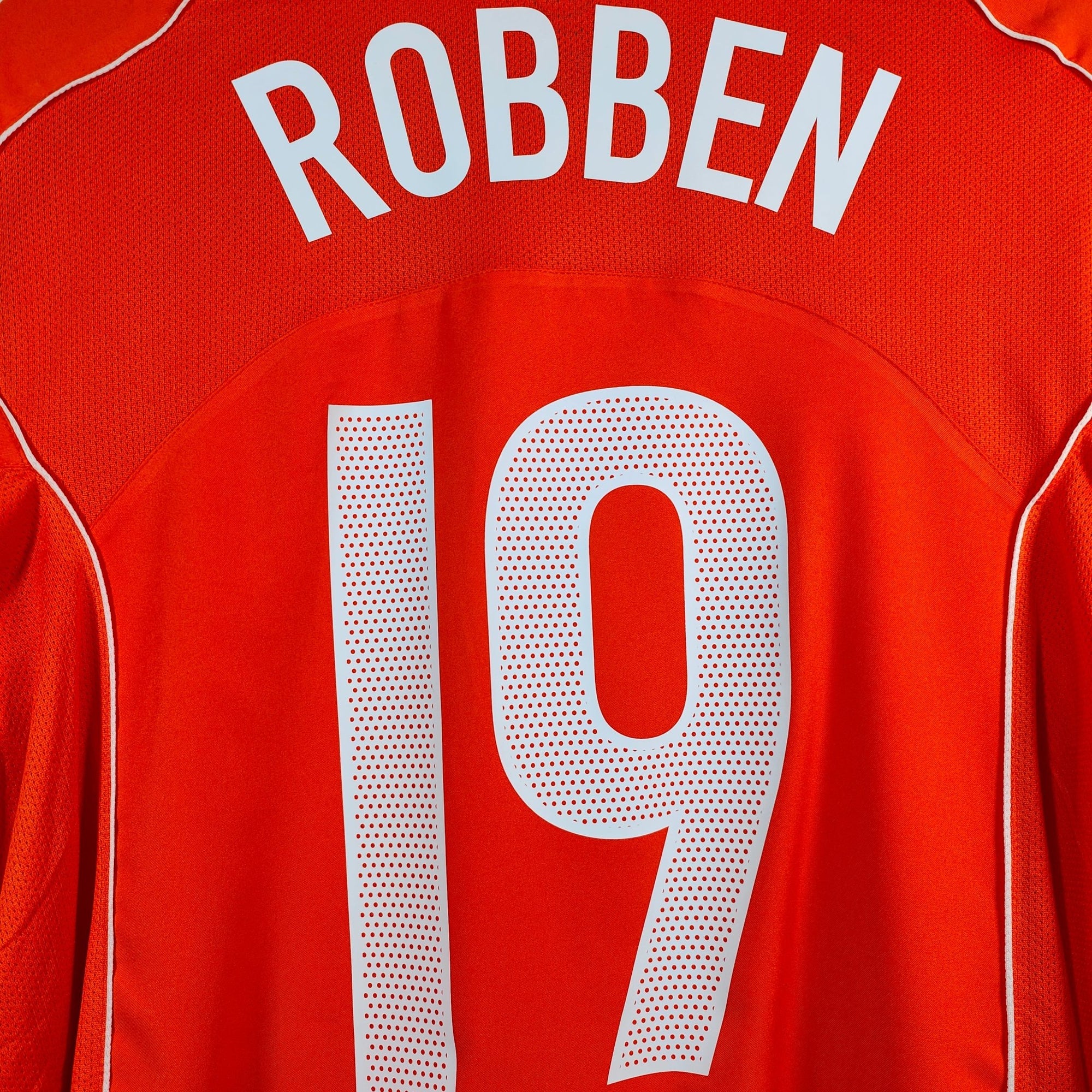 2004 - 06 Netherlands Home Shirt Robben 19 - 9/10 - (XL) - Eternal Pitch