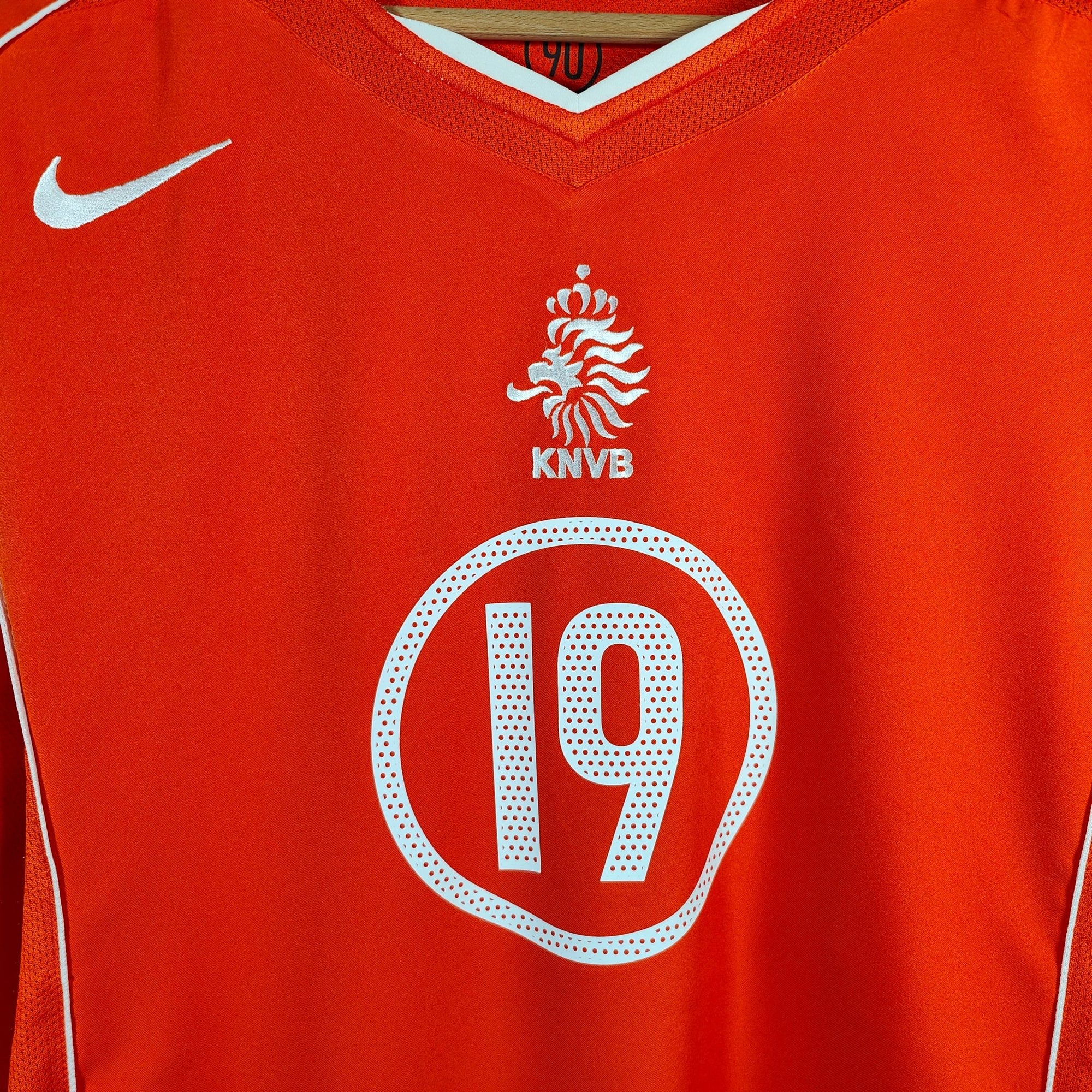 2004 - 06 Netherlands Home Shirt Robben 19 - 9/10 - (XL) - Eternal Pitch