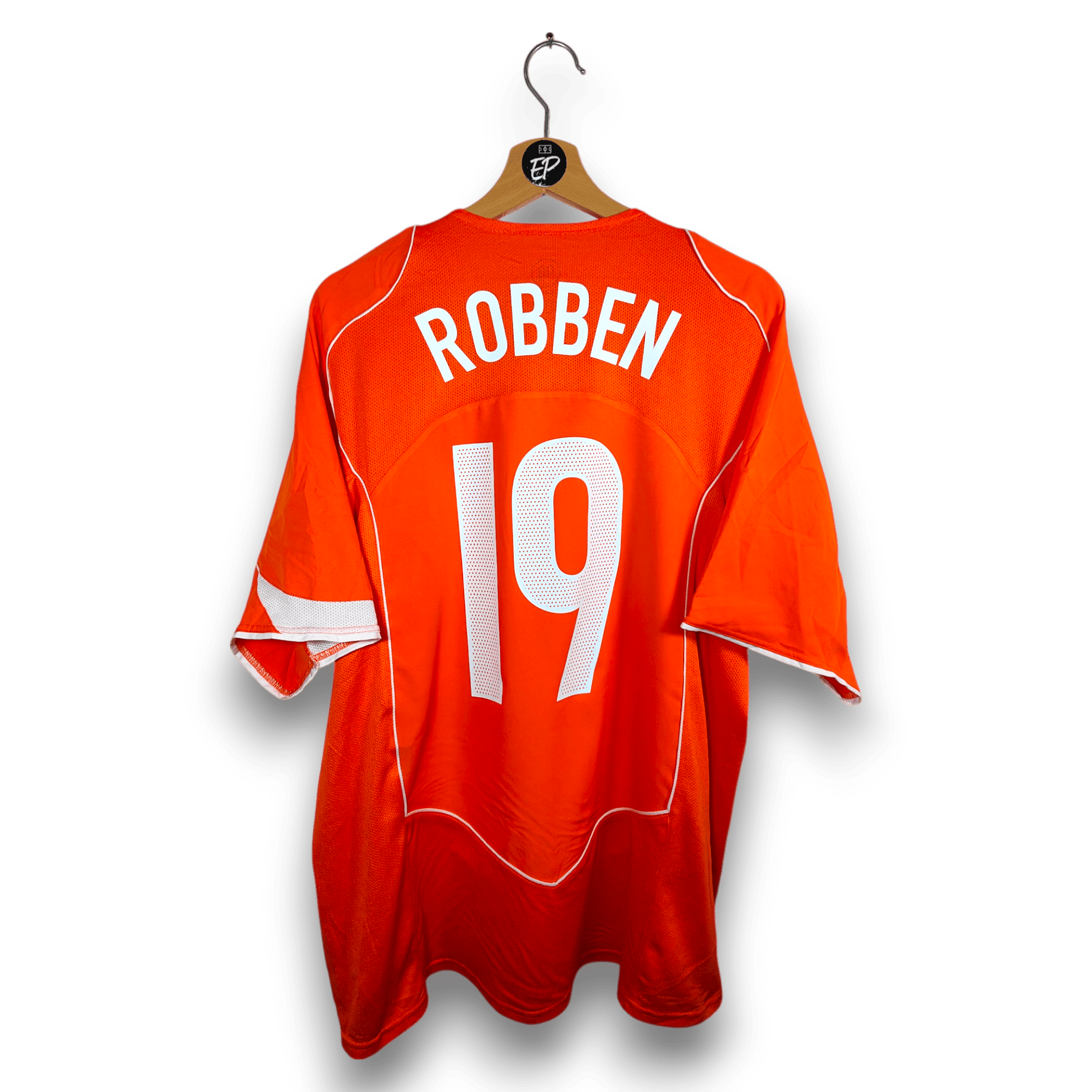 2004 - 06 Netherlands Home Shirt Robben 19 - 9/10 - (XL) - Eternal Pitch
