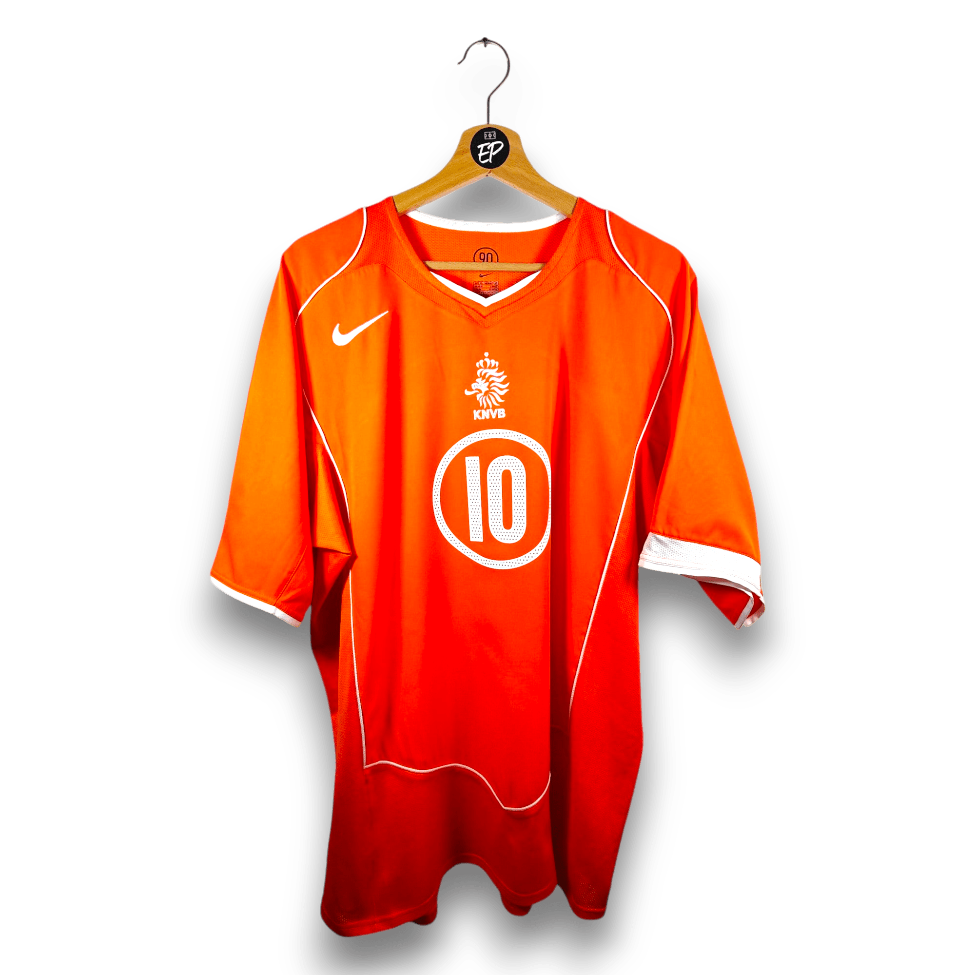 2004 - 06 Netherlands Home Shirt van Nistelrooy 10 - 9.5/10 - (XL) - Eternal Pitch