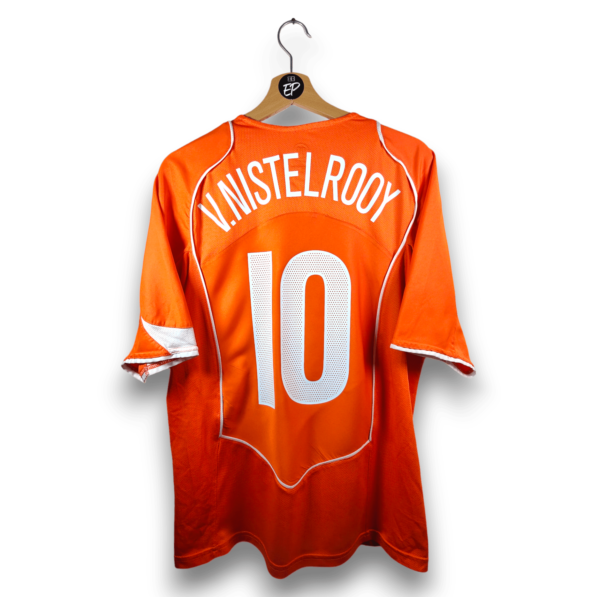 2004 - 06 Netherlands Home Shirt van Nistelrooy 10 (L) - Eternal Pitch