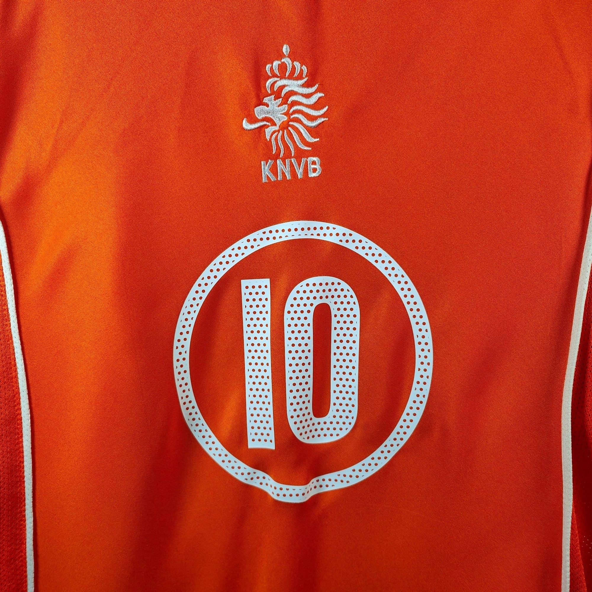 2004 - 06 Netherlands Home Shirt van Nistelrooy 10 (L) - Eternal Pitch