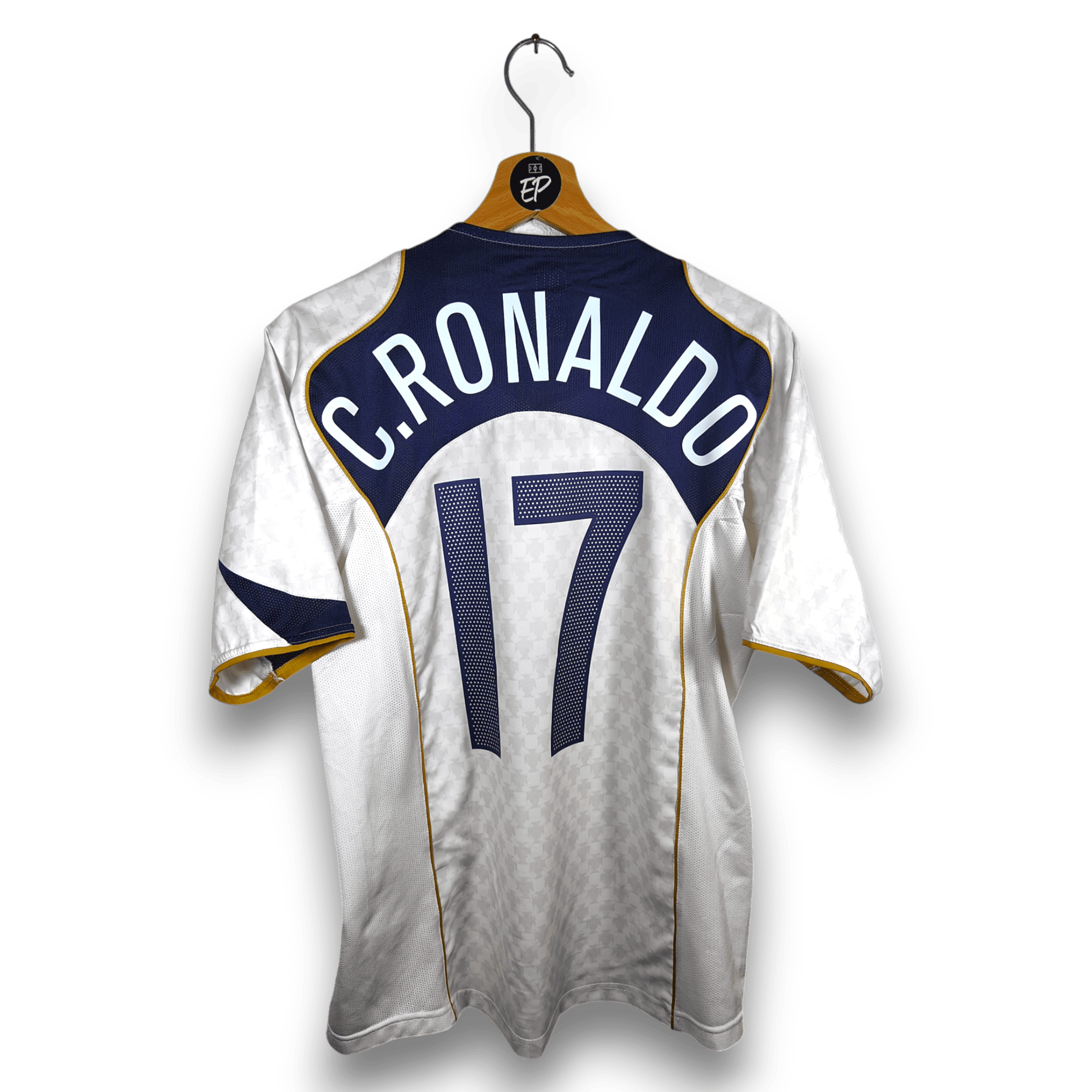 2004 - 06 Portugal Away Shirt Ronaldo 17 - 9.5/10 - (S) - Eternal Pitch