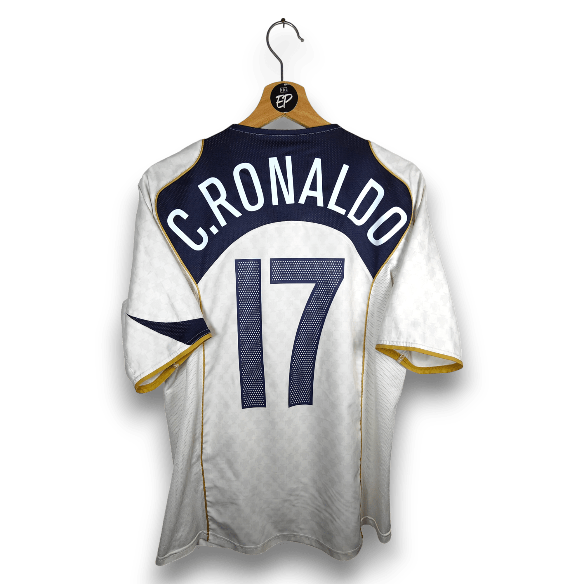 2004 - 06 Portugal Away Shirt Ronaldo 17 - 9.5/10 - (S) - Eternal Pitch