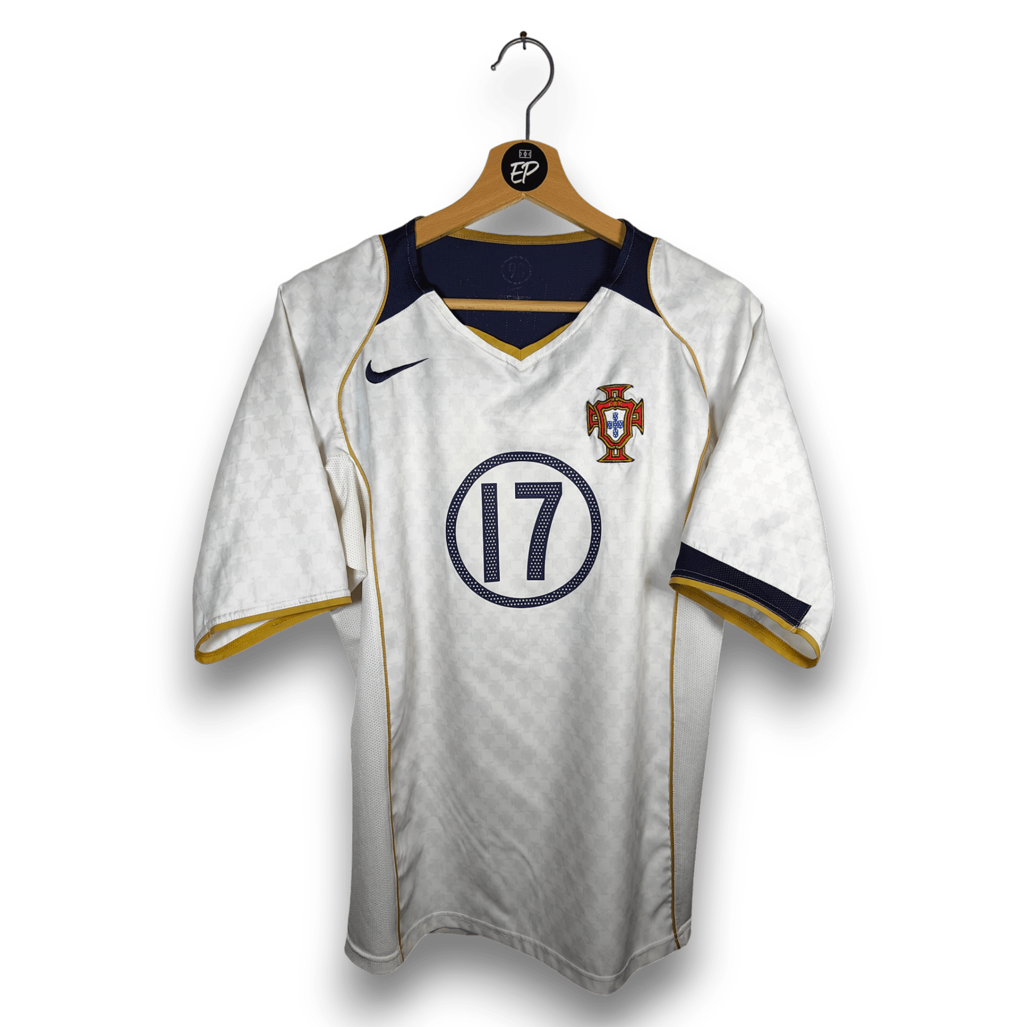 2004 - 06 Portugal Away Shirt Ronaldo 17 - 9.5/10 - (S) - Eternal Pitch