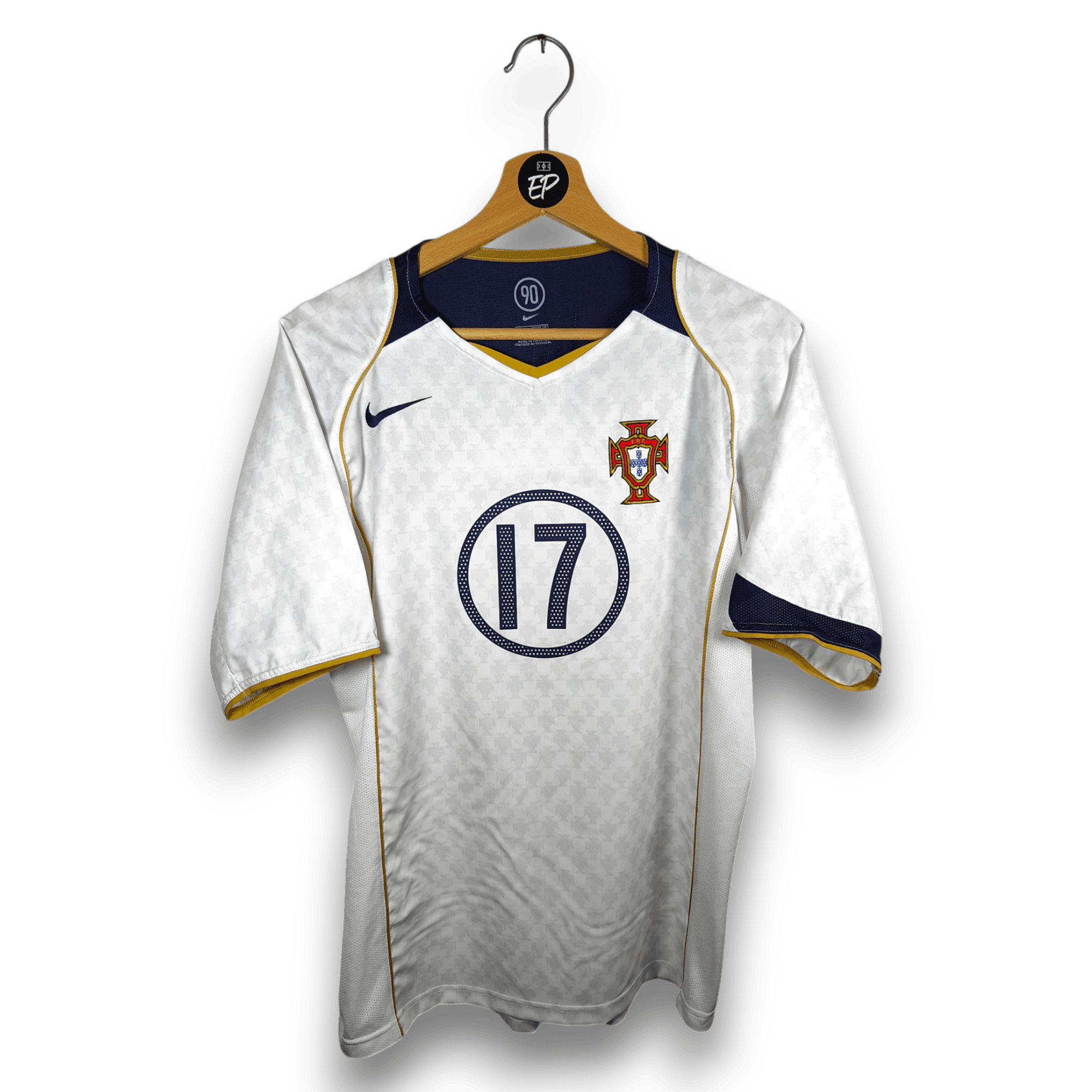 2004 - 06 Portugal Away Shirt Ronaldo 17 - 9.5/10 - (S) - Eternal Pitch