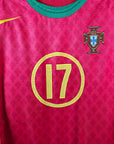 2004 - 06 Portugal Home Shirt Cristiano Ronaldo 17 - 9/10 - (L) - Eternal Pitch