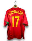 2004 - 06 Portugal Home Shirt Cristiano Ronaldo 17 - 9/10 - (L) - Eternal Pitch