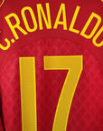 2004 - 06 Portugal Home Shirt Cristiano Ronaldo 17 - 9/10 - (L) - Eternal Pitch