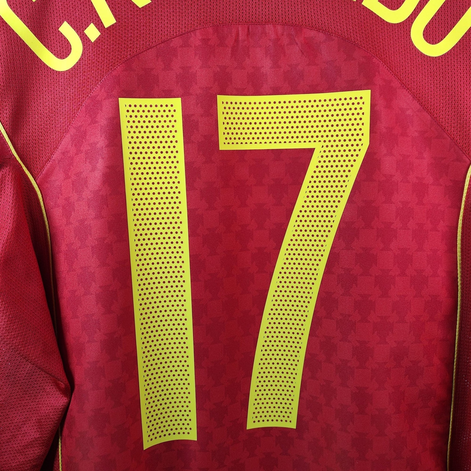 2004 - 06 Portugal Home Shirt Cristiano Ronaldo 17 - 9/10 - (L) - Eternal Pitch