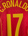 2004 - 06 Portugal Home Shirt Cristiano Ronaldo 17 - 9.5/10 - (L) - Eternal Pitch