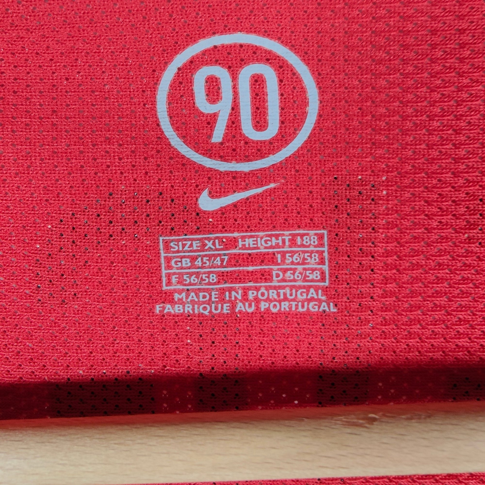 2004 - 06 Portugal Home Shirt Figo 7 - 9.5/10 - (XL) - Eternal Pitch