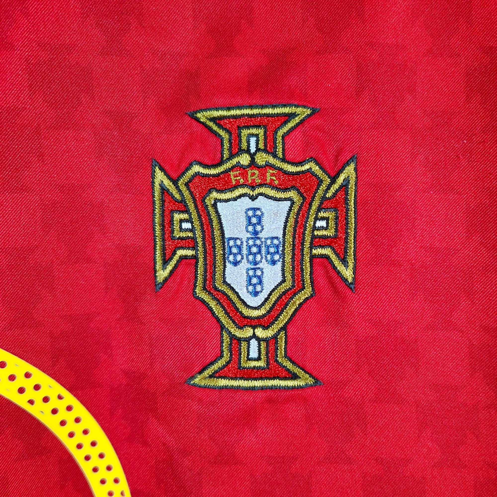 2004 - 06 Portugal Home Shirt Figo 7 - 9.5/10 - (XL) - Eternal Pitch