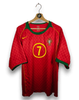 2004 - 06 Portugal Home Shirt Figo 7 - 9.5/10 - (XL) - Eternal Pitch