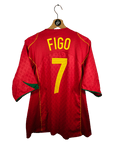 2004 - 06 Portugal Home Shirt Figo 7 - 9.5/10 - (XL) - Eternal Pitch