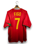 2004 - 06 Portugal Home Shirt Figo 7 (L) - Eternal Pitch