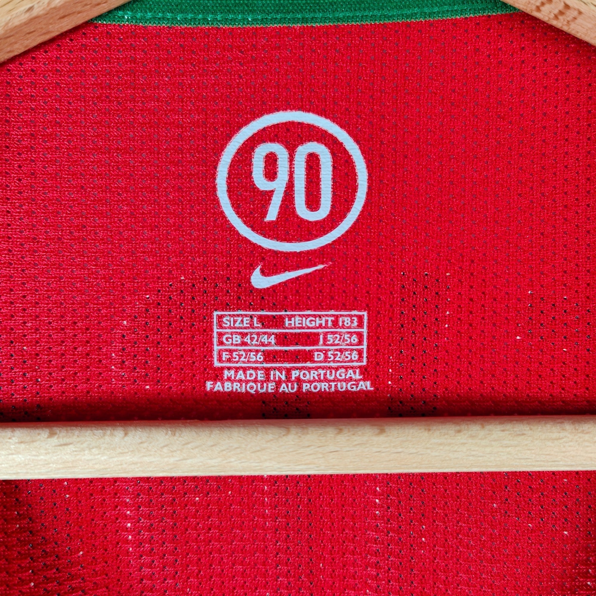 2004 - 06 Portugal Home Shirt Figo 7 (L) - Eternal Pitch